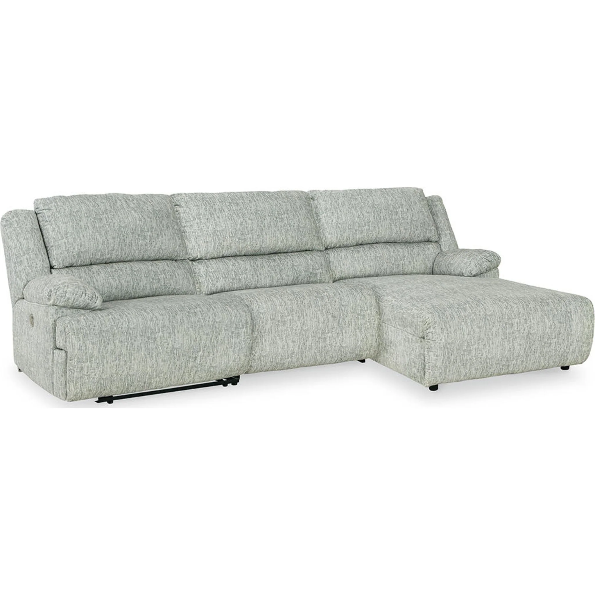 3 Piece Reclining Power Sofa Chaise - Image 3