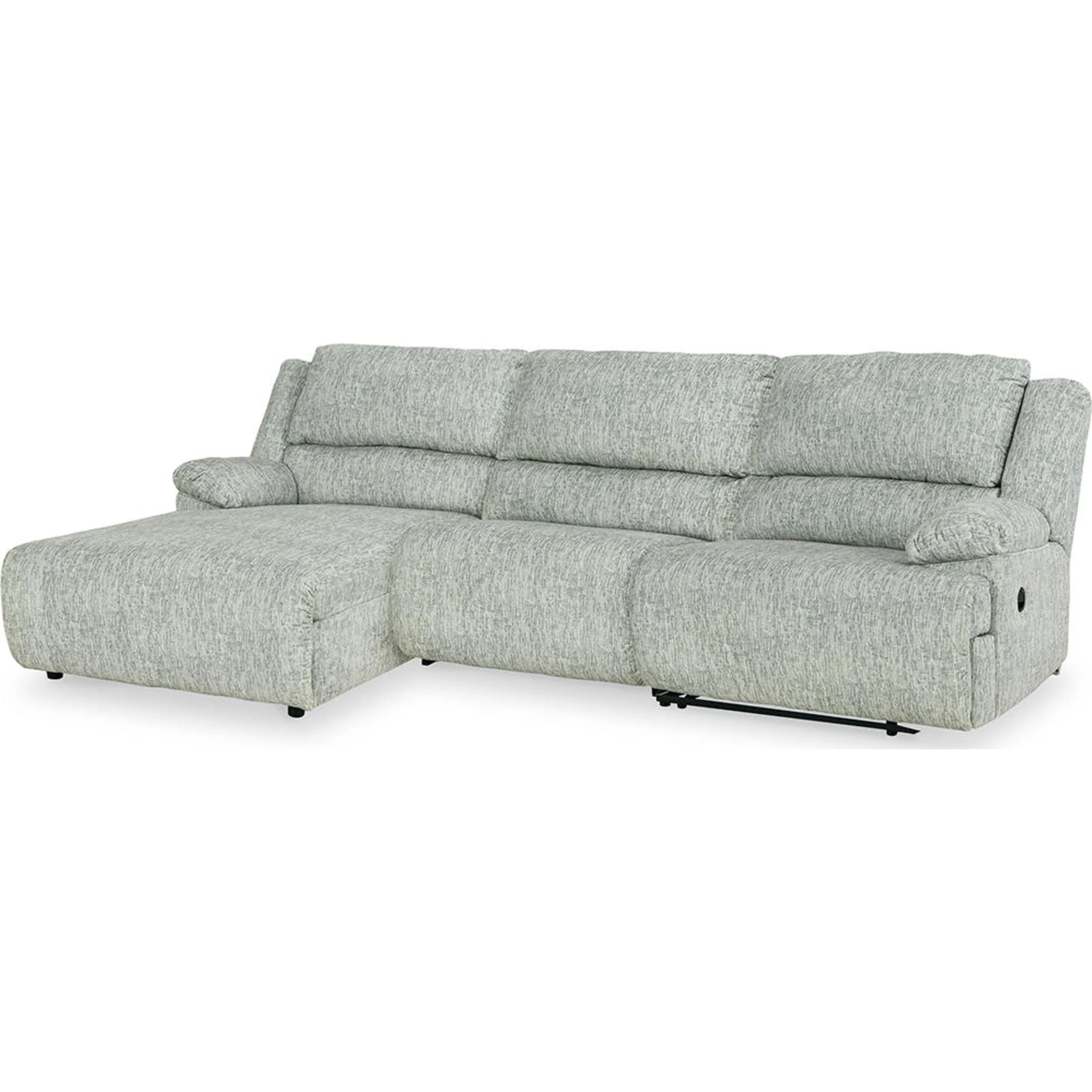 3 Piece Reclining Sofa Chaise - Image 10