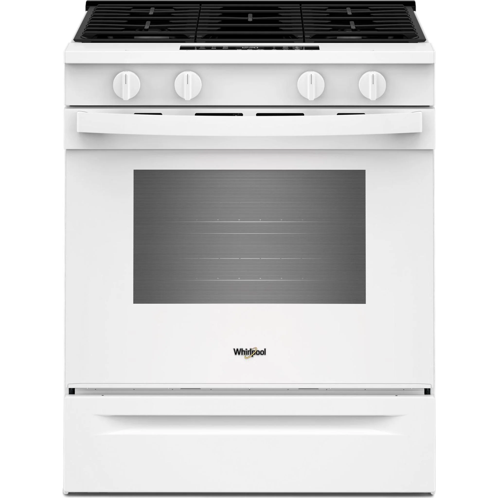 Whirlpool 30-inch Gas Smart Range with No Preheat Mode and Steam Clean - White (WSGS3330TW)