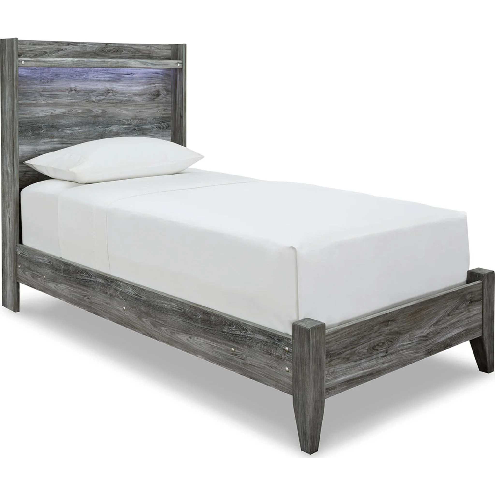 Baystorm Twin Panel Bed - Gray - Image 9