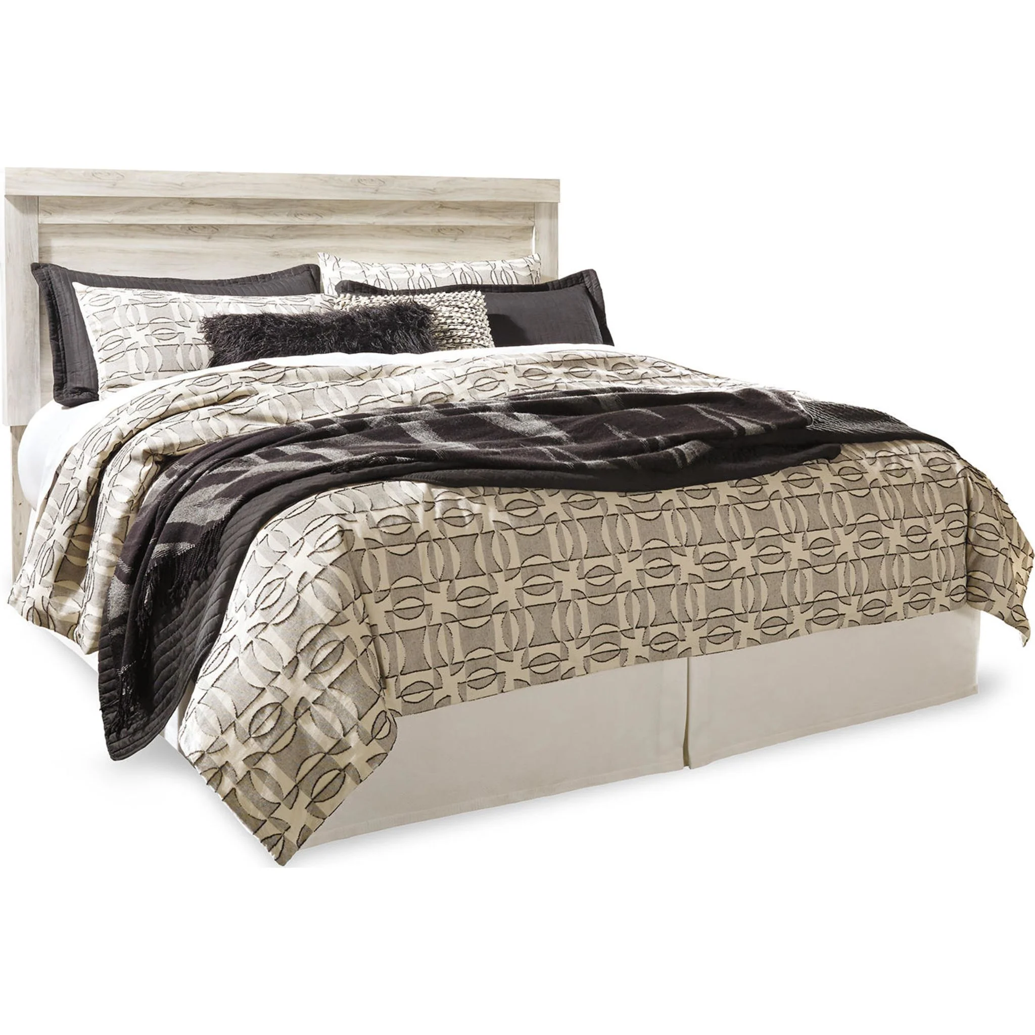 Bellaby Panel Headboard - Whitewash - Image 20