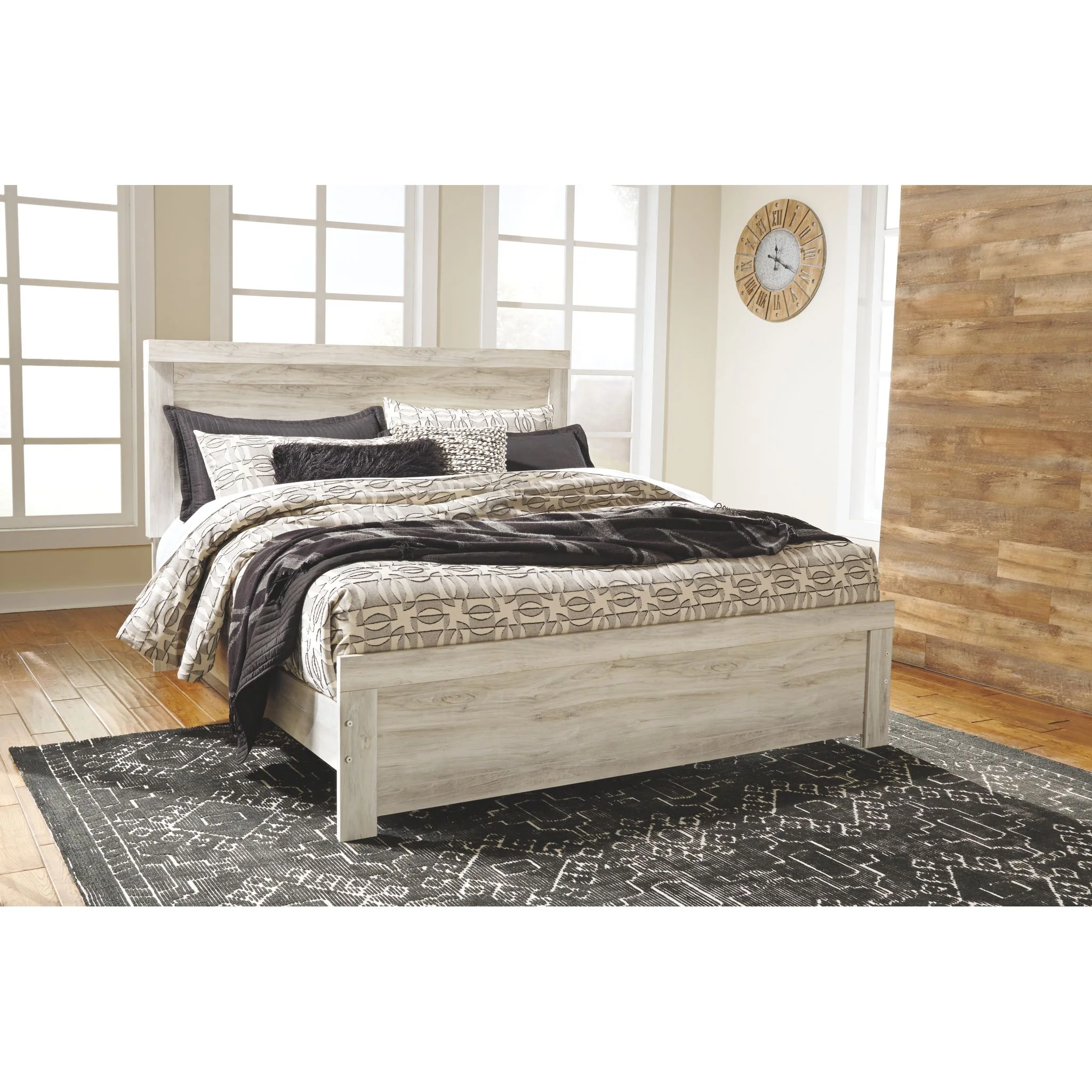 Bellaby Panel Headboard - Whitewash - Image 22
