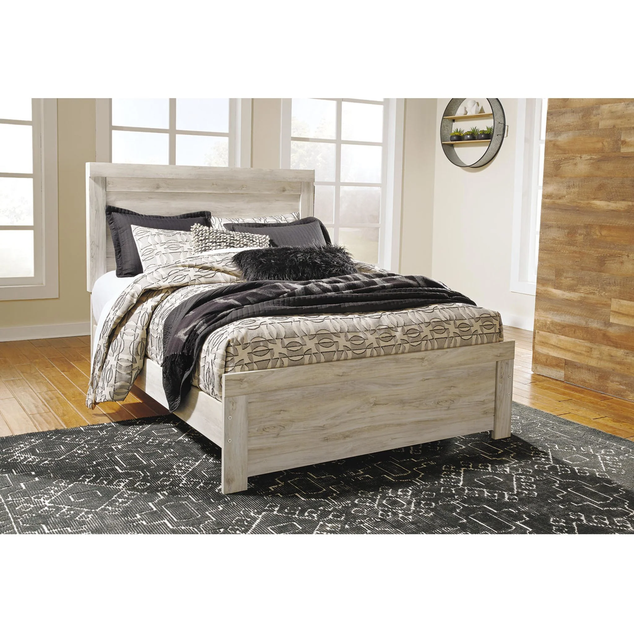 Bellaby Panel Headboard - Whitewash - Image 41