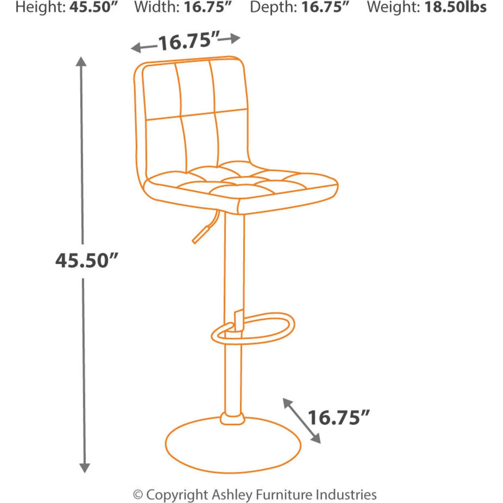 Bellatier Adjustable Height Stool - Image 10
