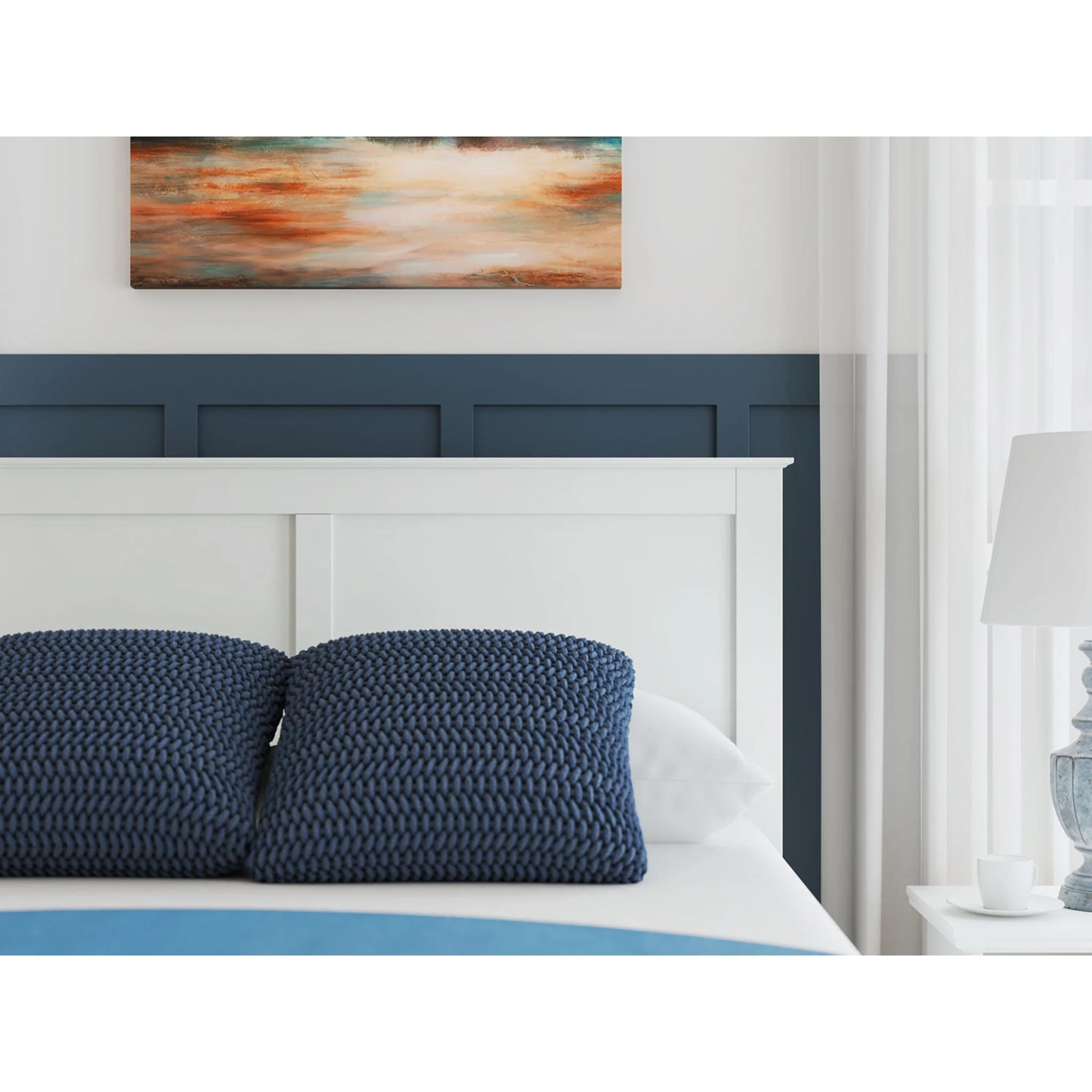 Bostwick Shoals Panel Bed - White - Image 6
