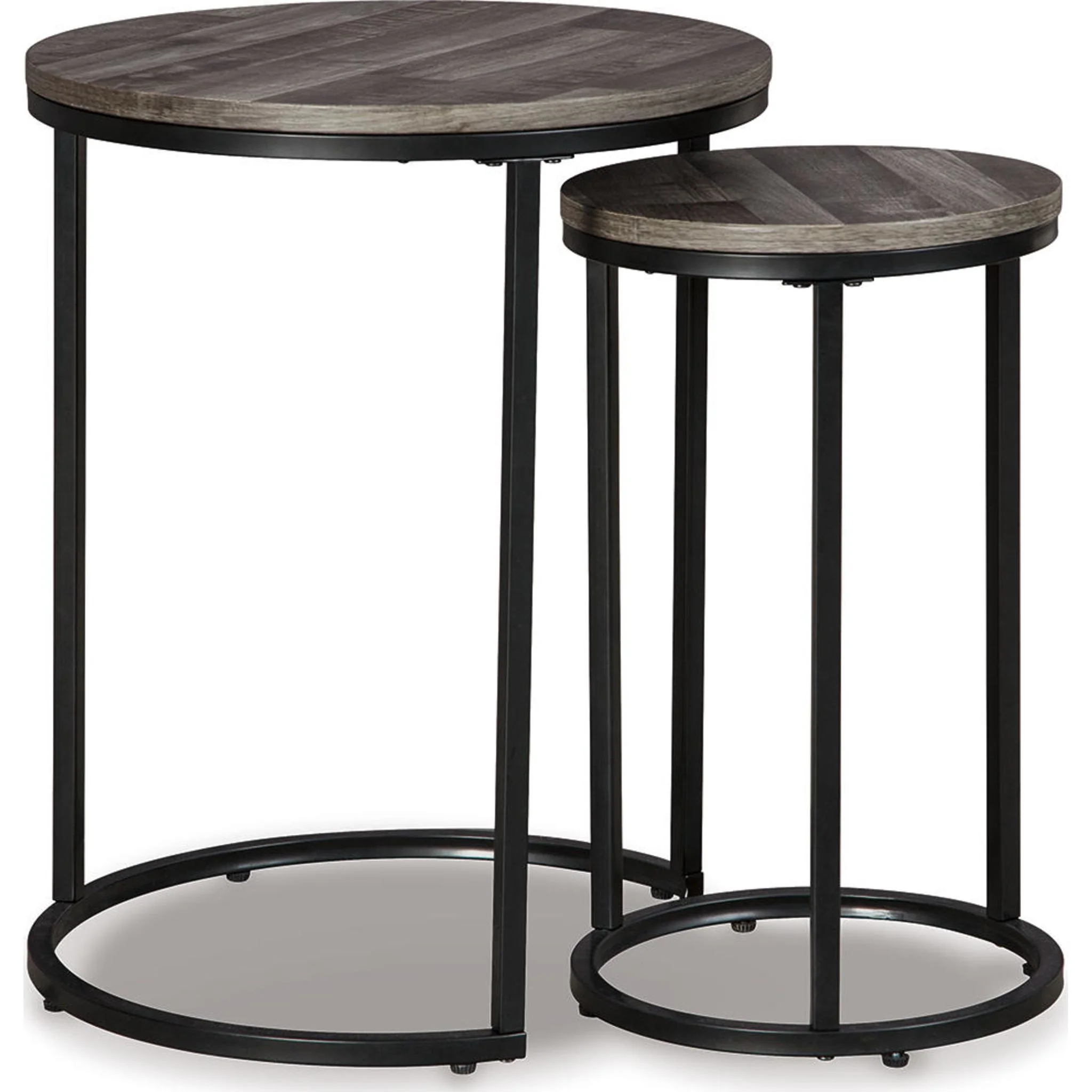 Briarsboro Accent Table (Set of 2) - Gray/Black - Image 13