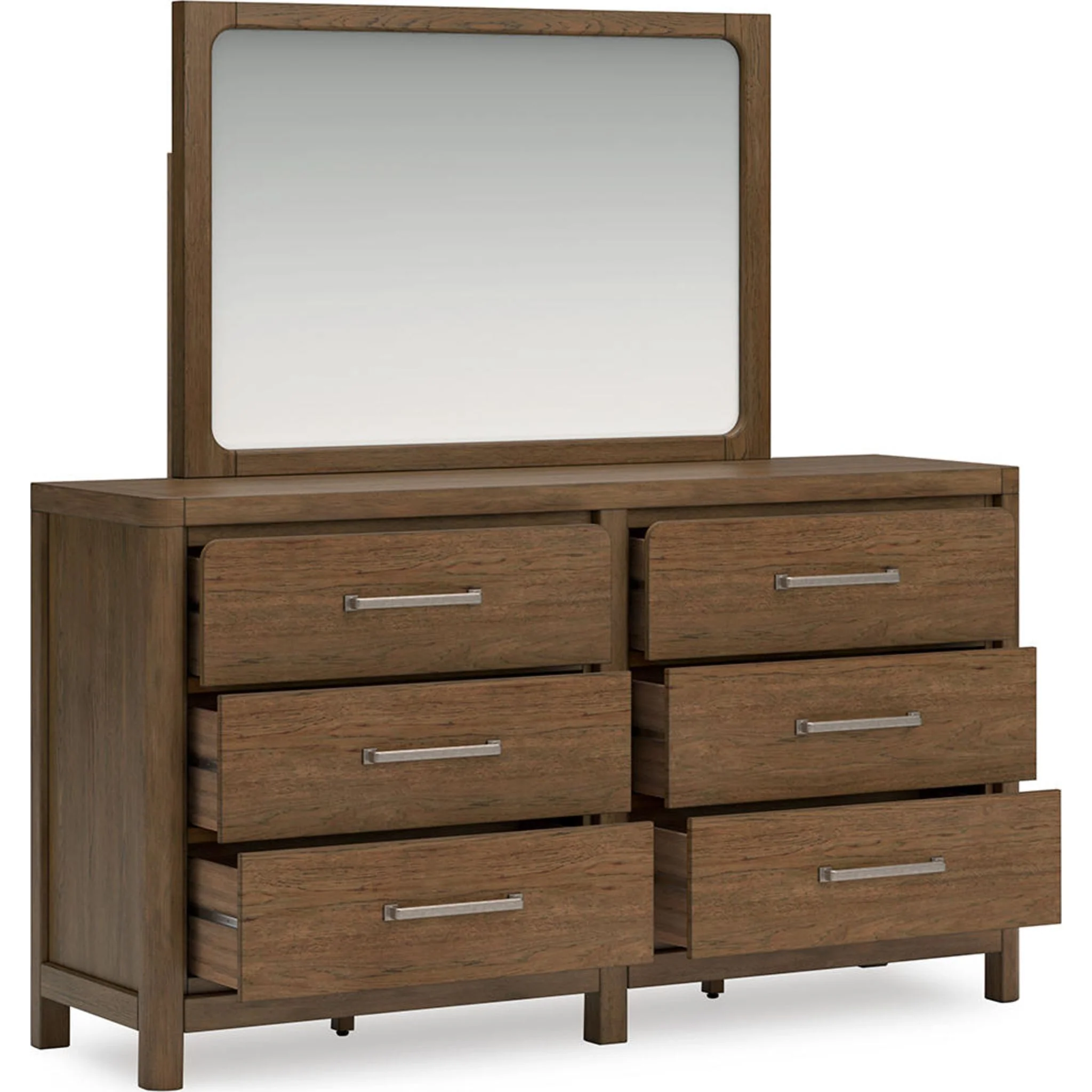 Cabalynn 6 Piece Storage Bedroom - Light Brown - Image 3