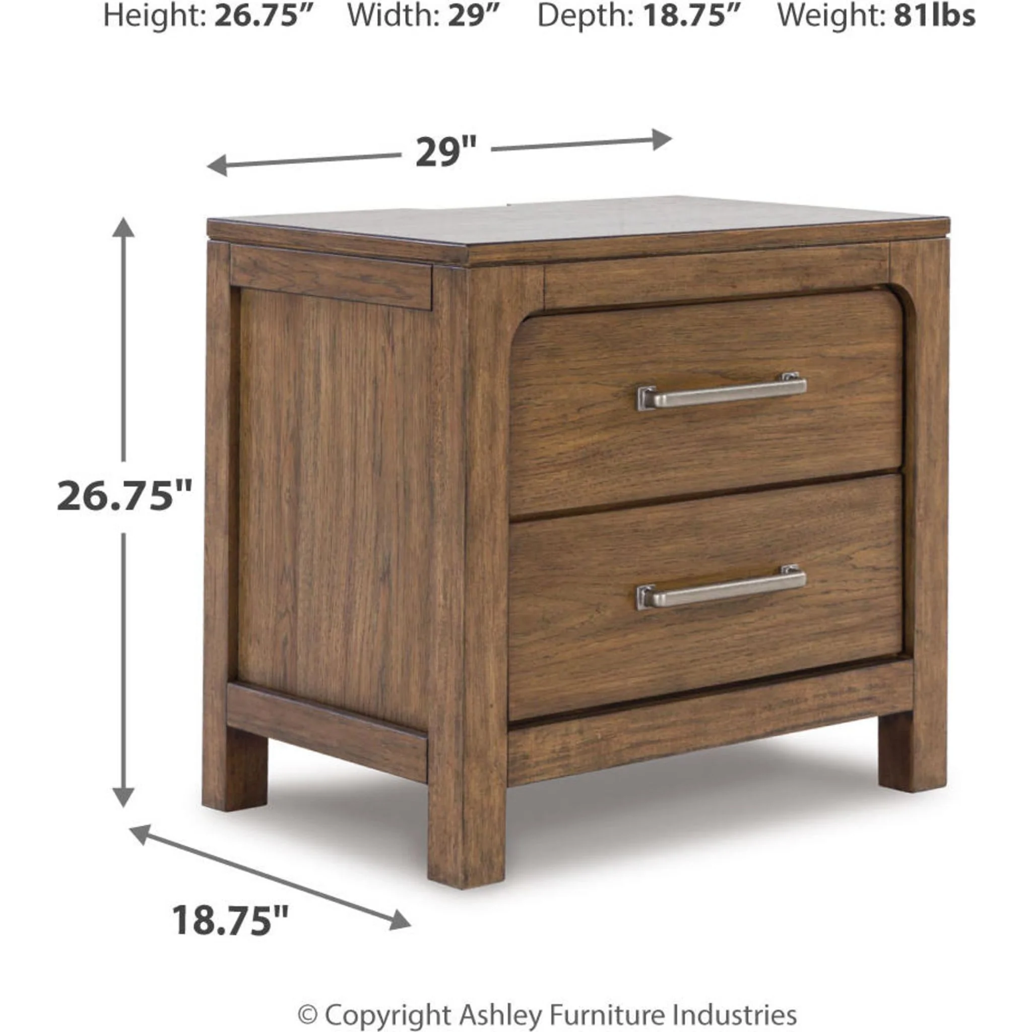 Cabalynn Nightstand - Light Brown - Image 7