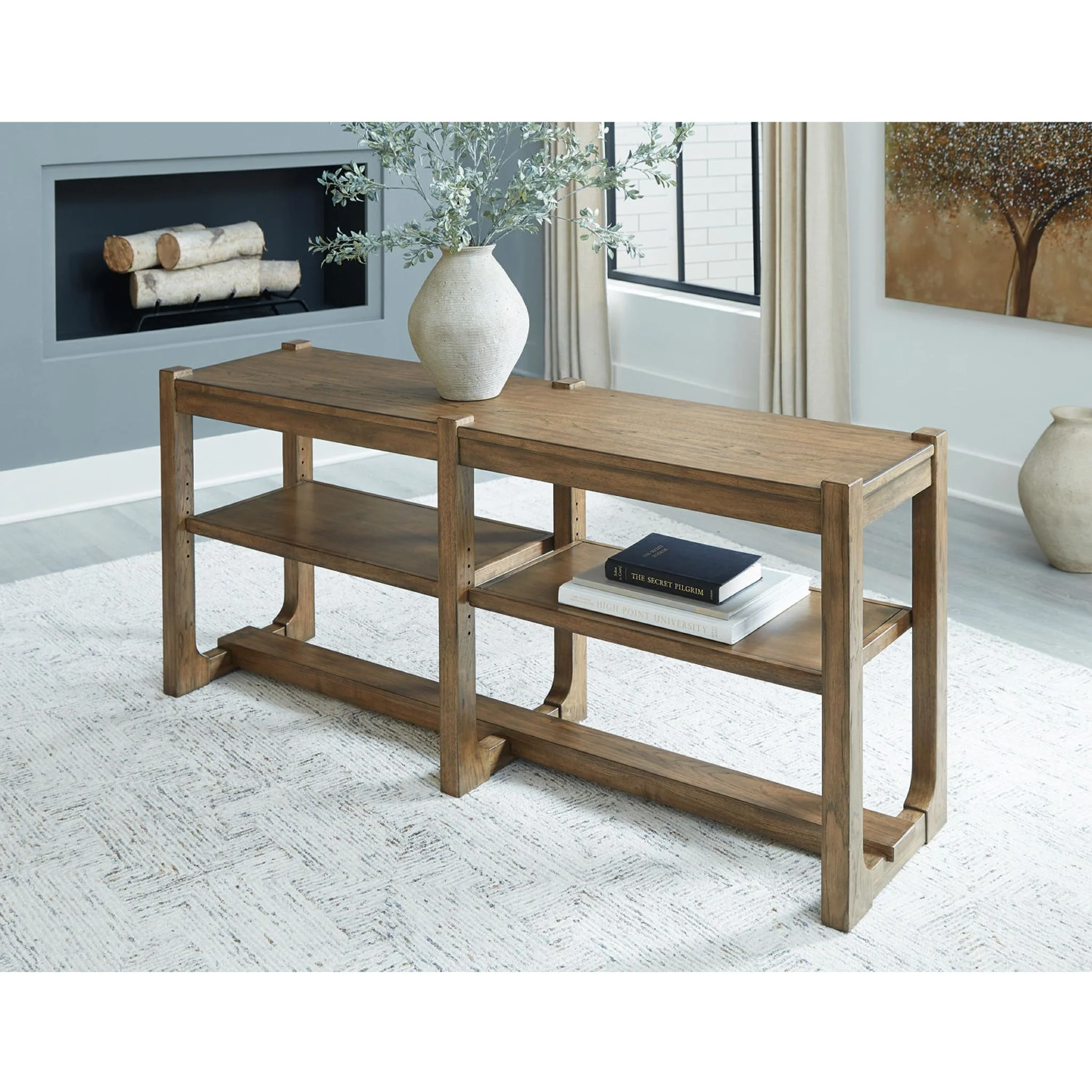 Cabalynn Sofa Table - Light Brown - Image 5