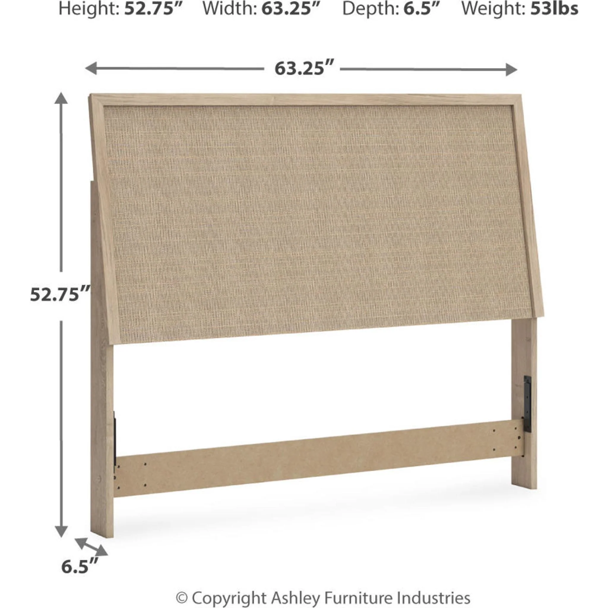 Cielden Panel Headboard - Two-tone - Image 4