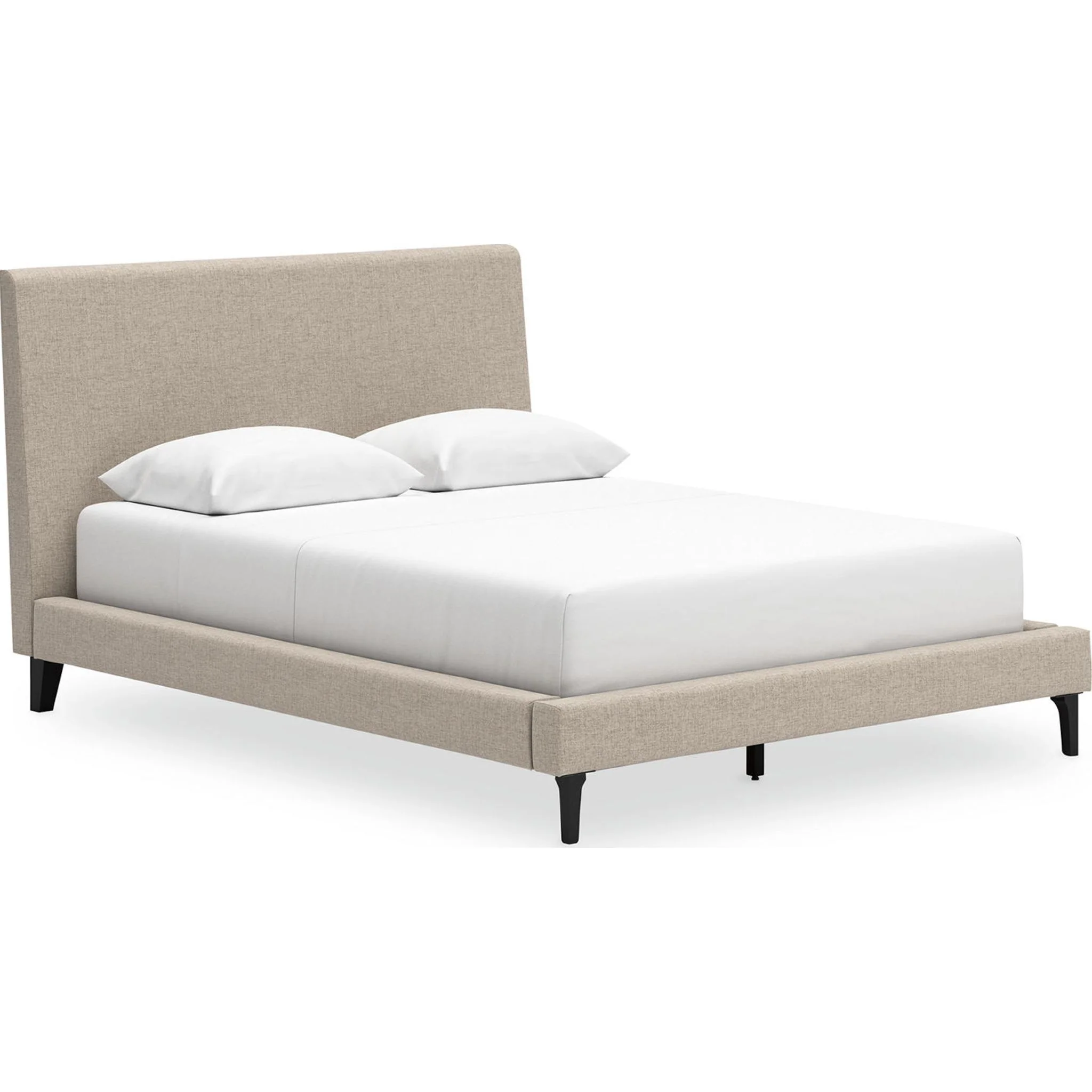 Cielden Upholstered Bed - Soft Gray