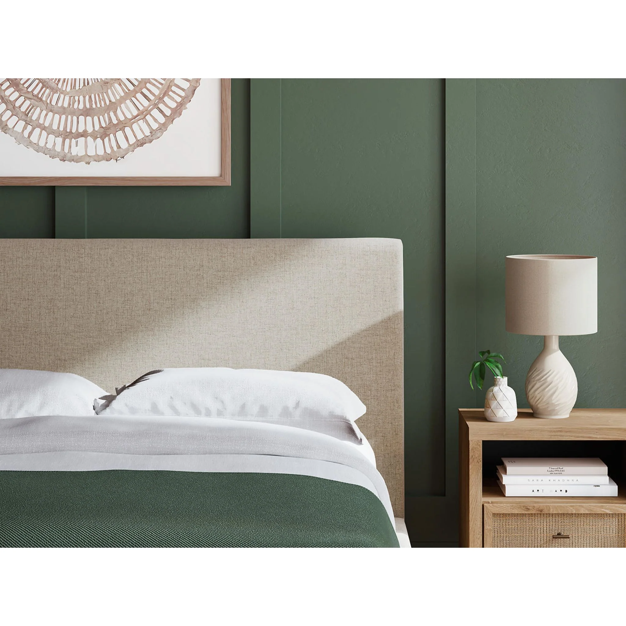 Cielden Upholstered Bed - Soft Gray - Image 45