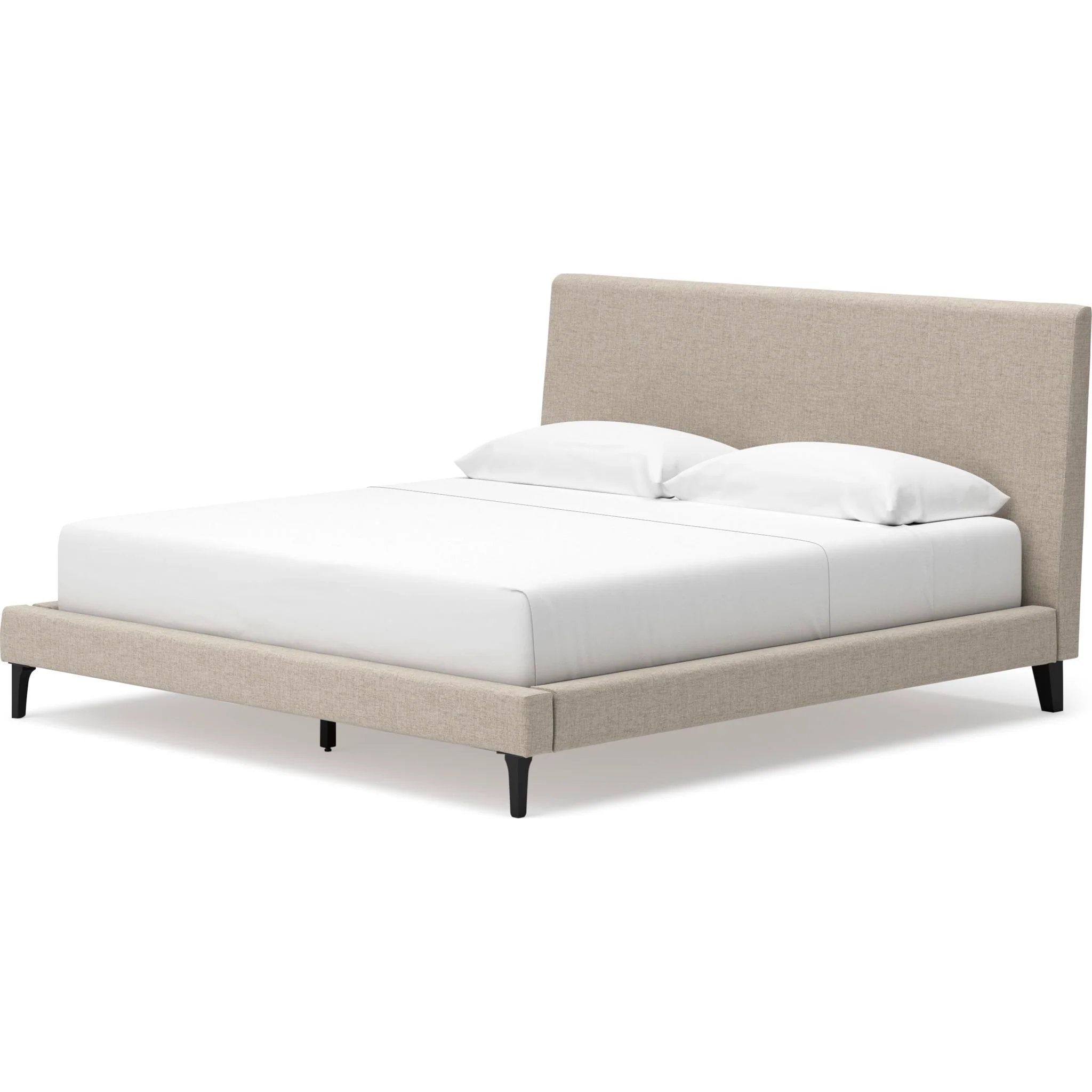 Cielden Upholstered Bed - Soft Gray - Image 53