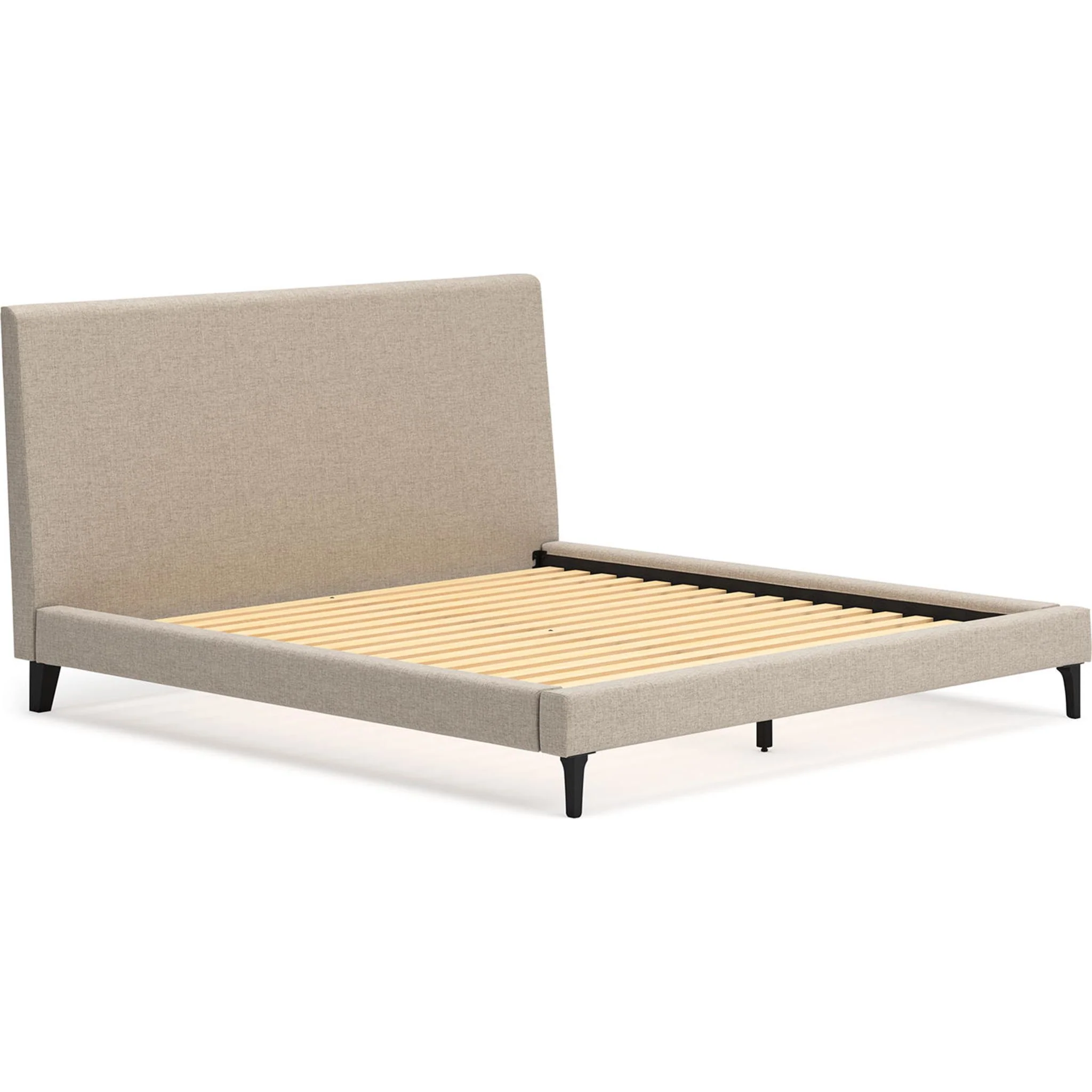 Cielden Upholstered Bed - Soft Gray - Image 62