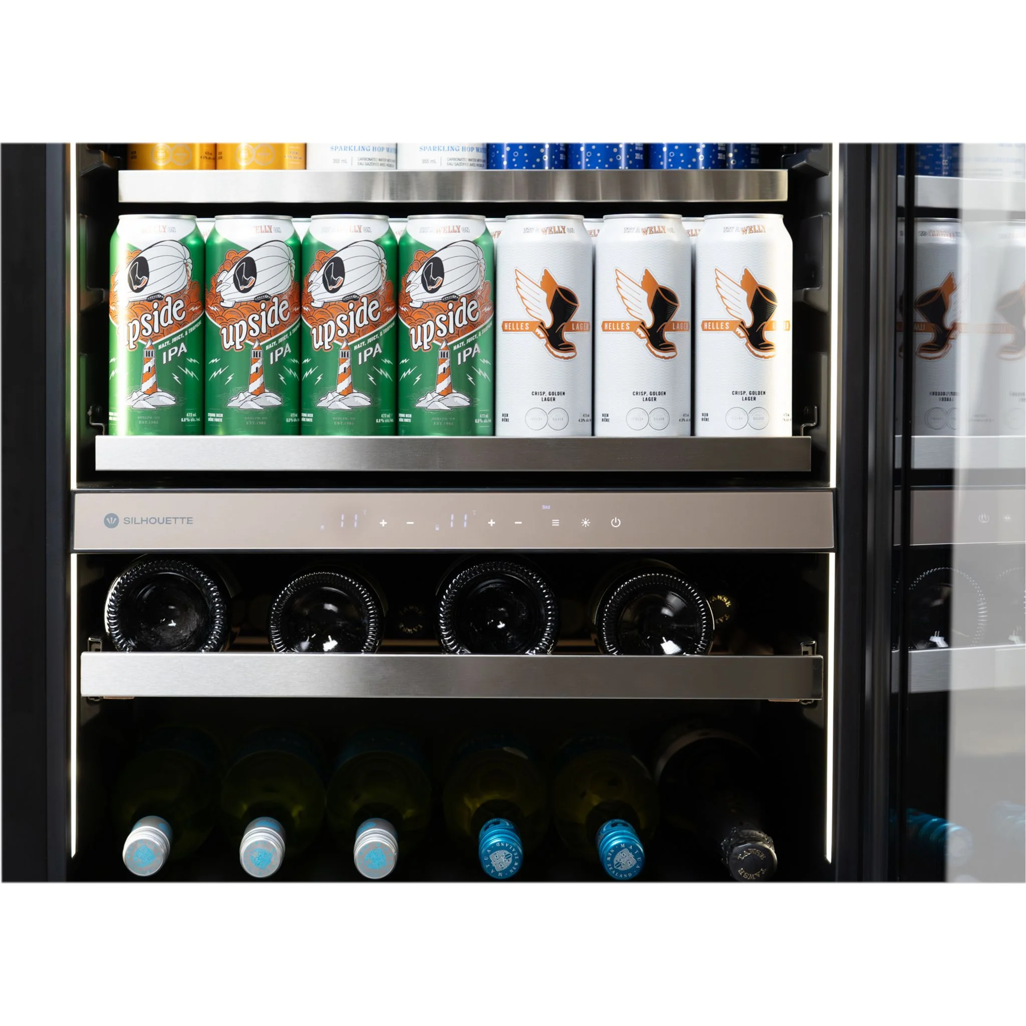 Silhouette Pro Gen 3 – 24? Built-in Wine and Beverage Center -Stainless Steel (SPRWBC052D3SS) - Image 6