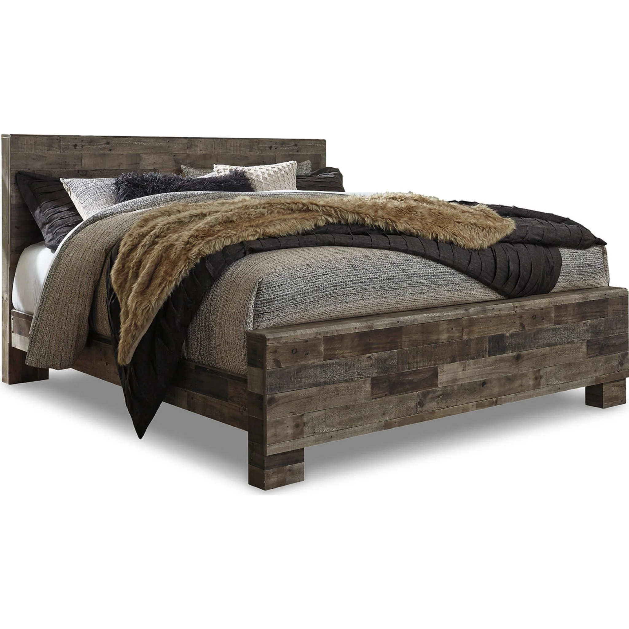 Derekson Panel Bed - Multi Gray - Image 24