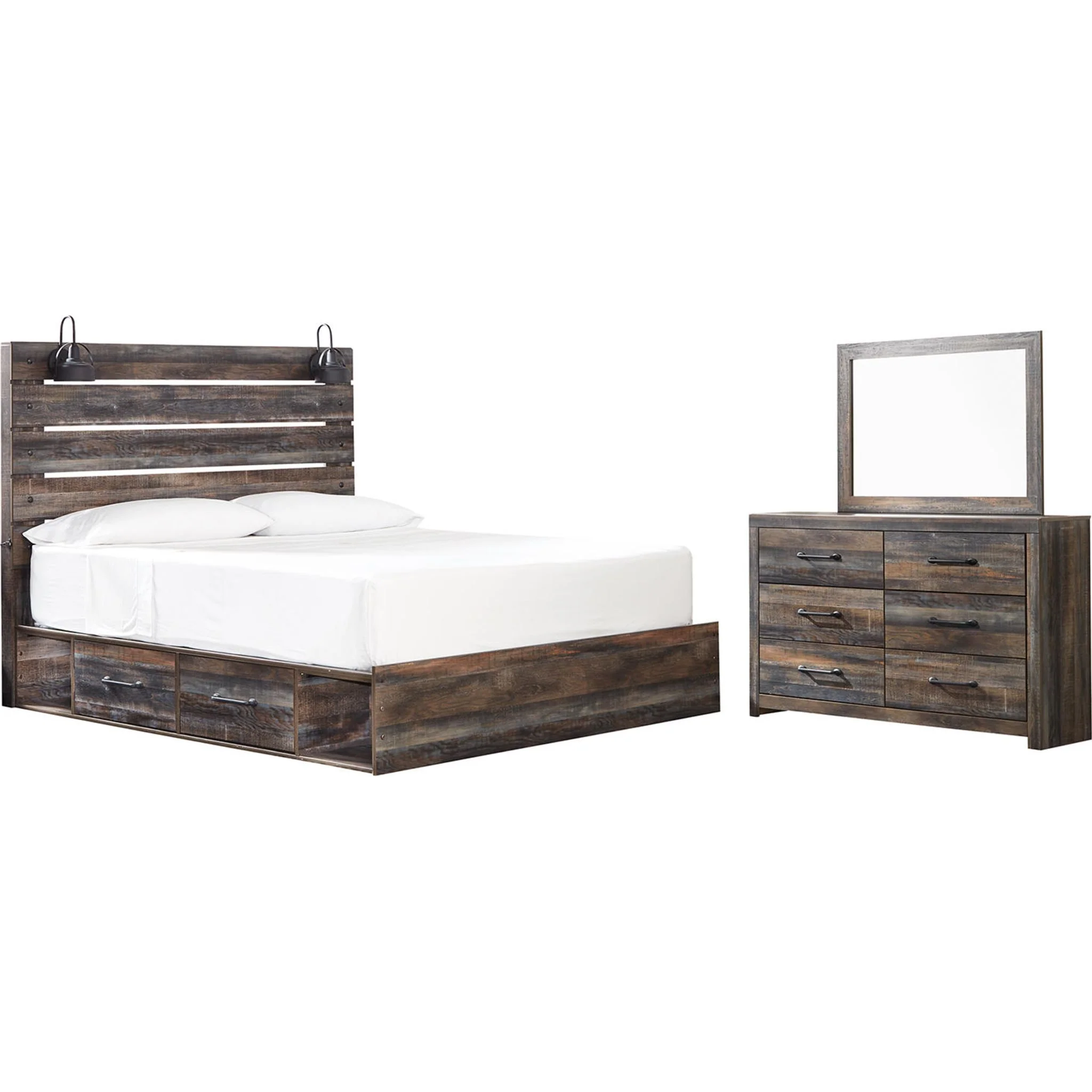 Drystan 5 Piece King Storage Bedroom - Multi - Image 12