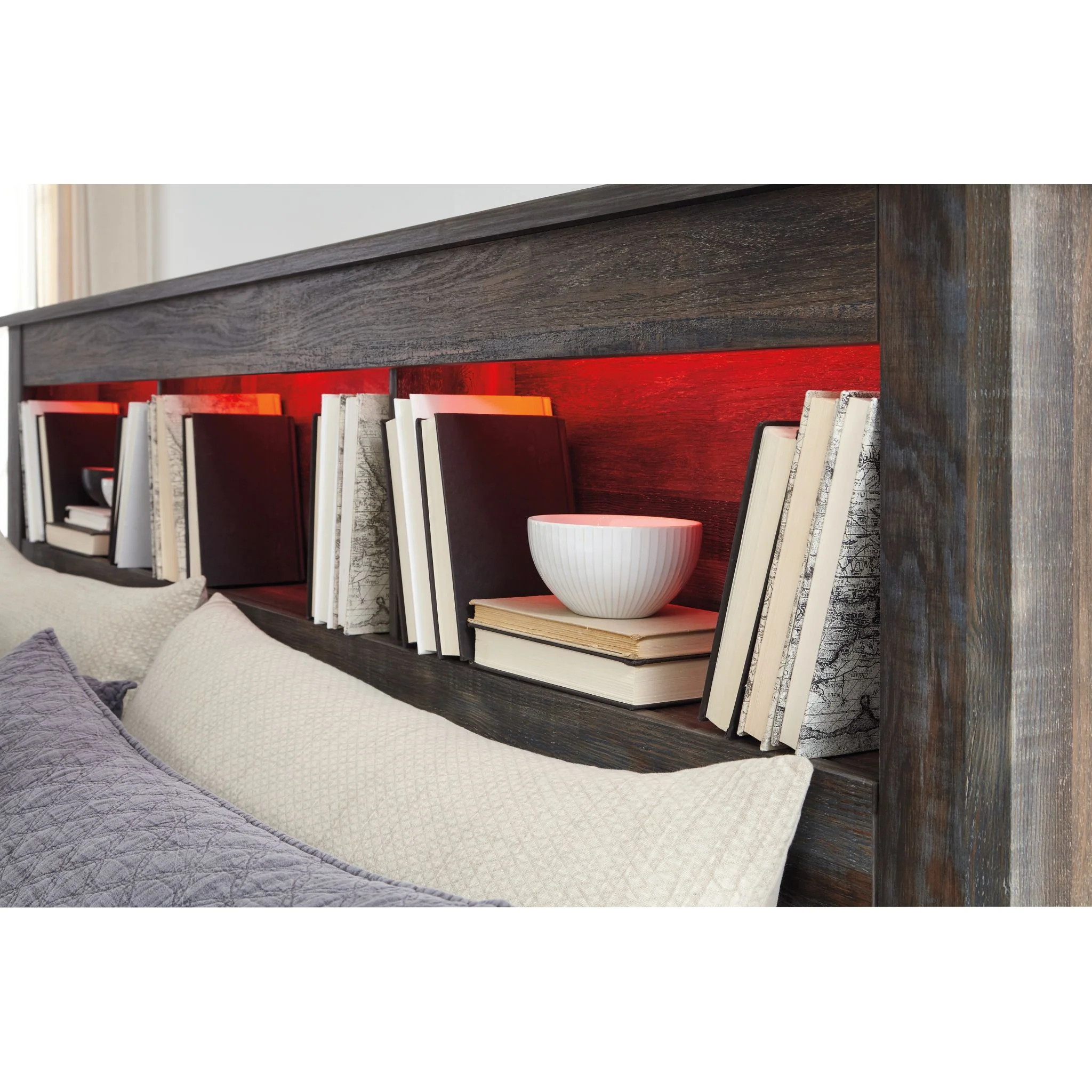 Drystan Bookcase Headboard - Multi - Image 13