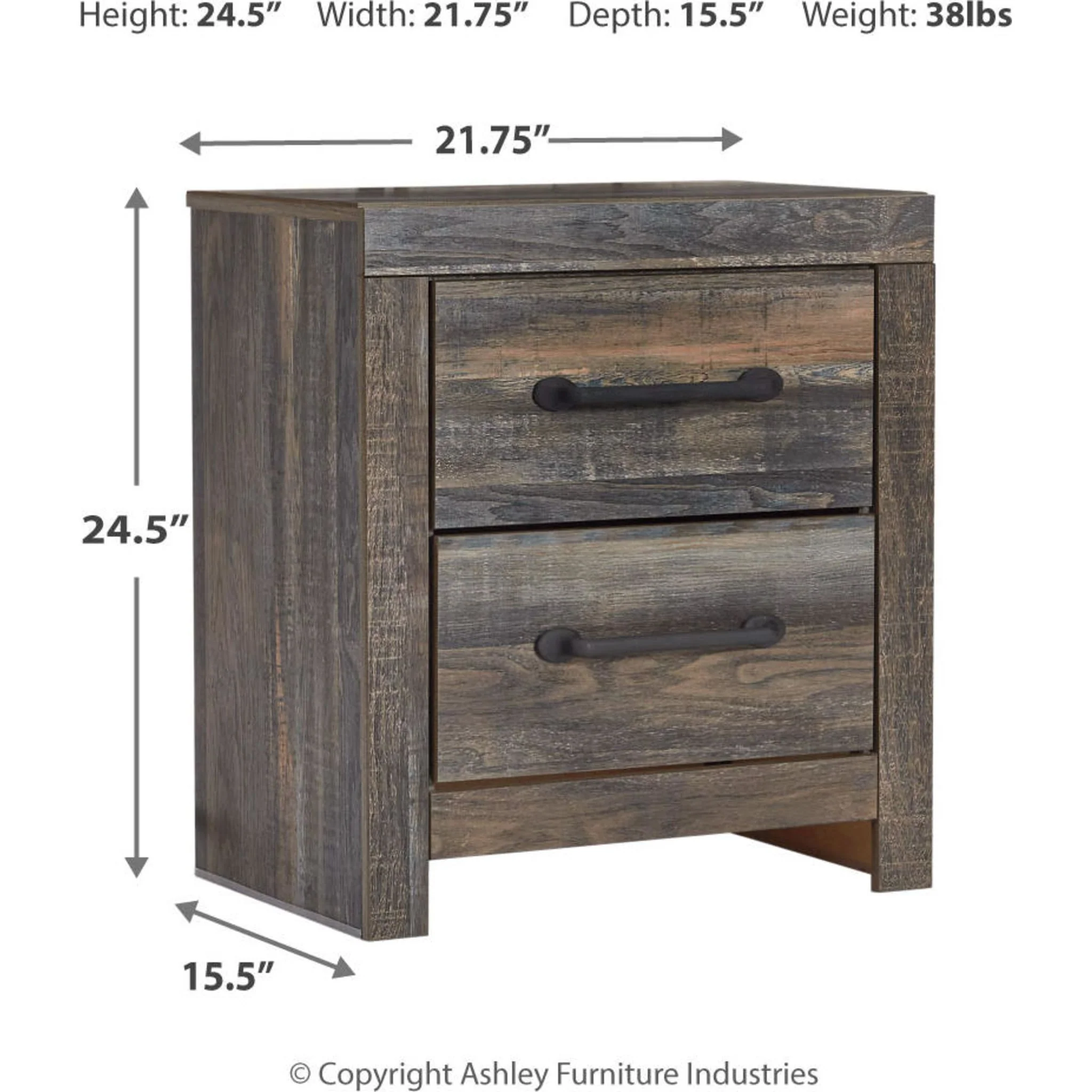 Drystan Nightstand - Multi - Image 8