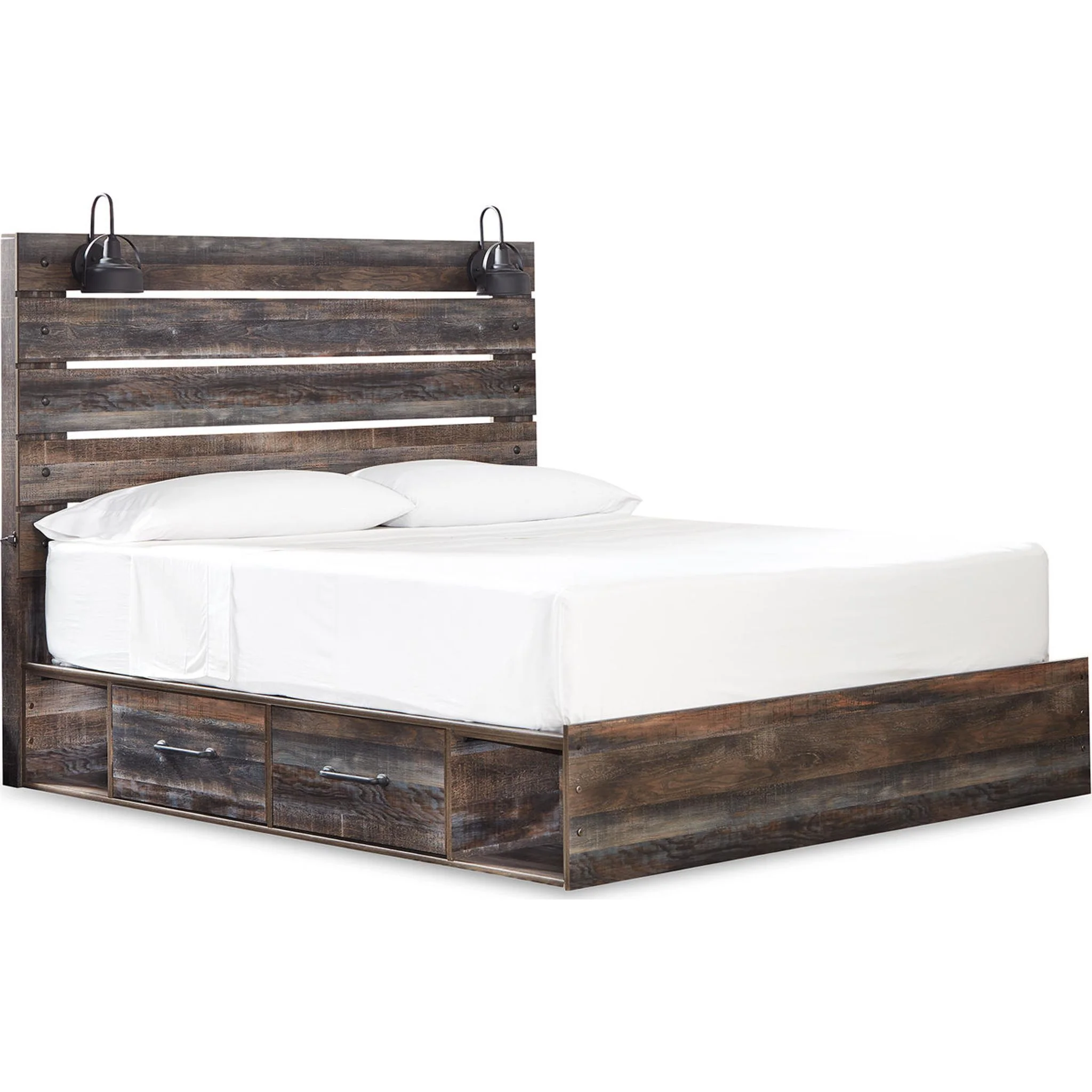 Drystan Panel Bed with 4 Drawer Storage - Multi - Image 18