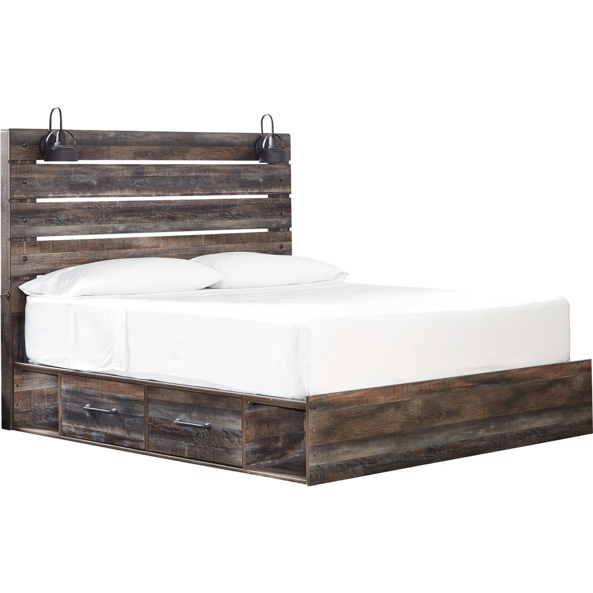 Drystan Panel Bed with 4 Drawer Storage - Multi - Image 23