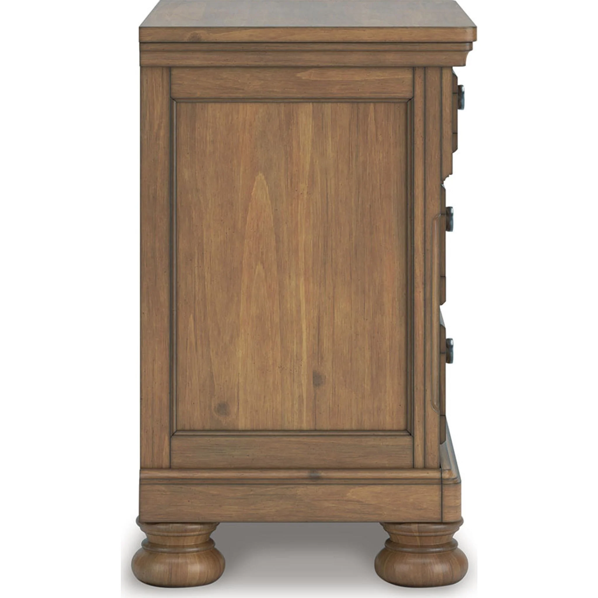 Feddinger 6 Piece King Panel Bedroom - Medium Brown - Image 46