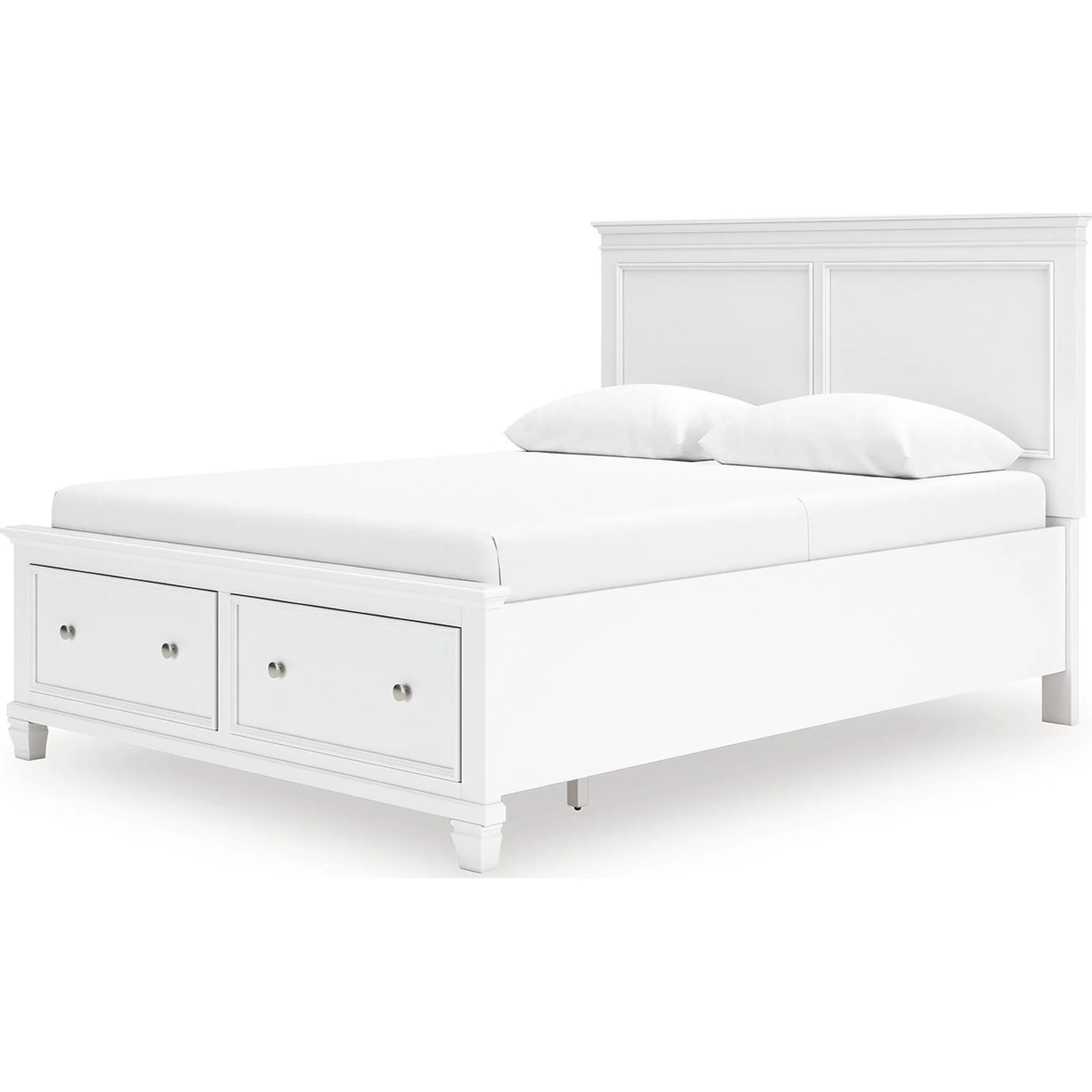 Fortman Queen Storage Bed - White