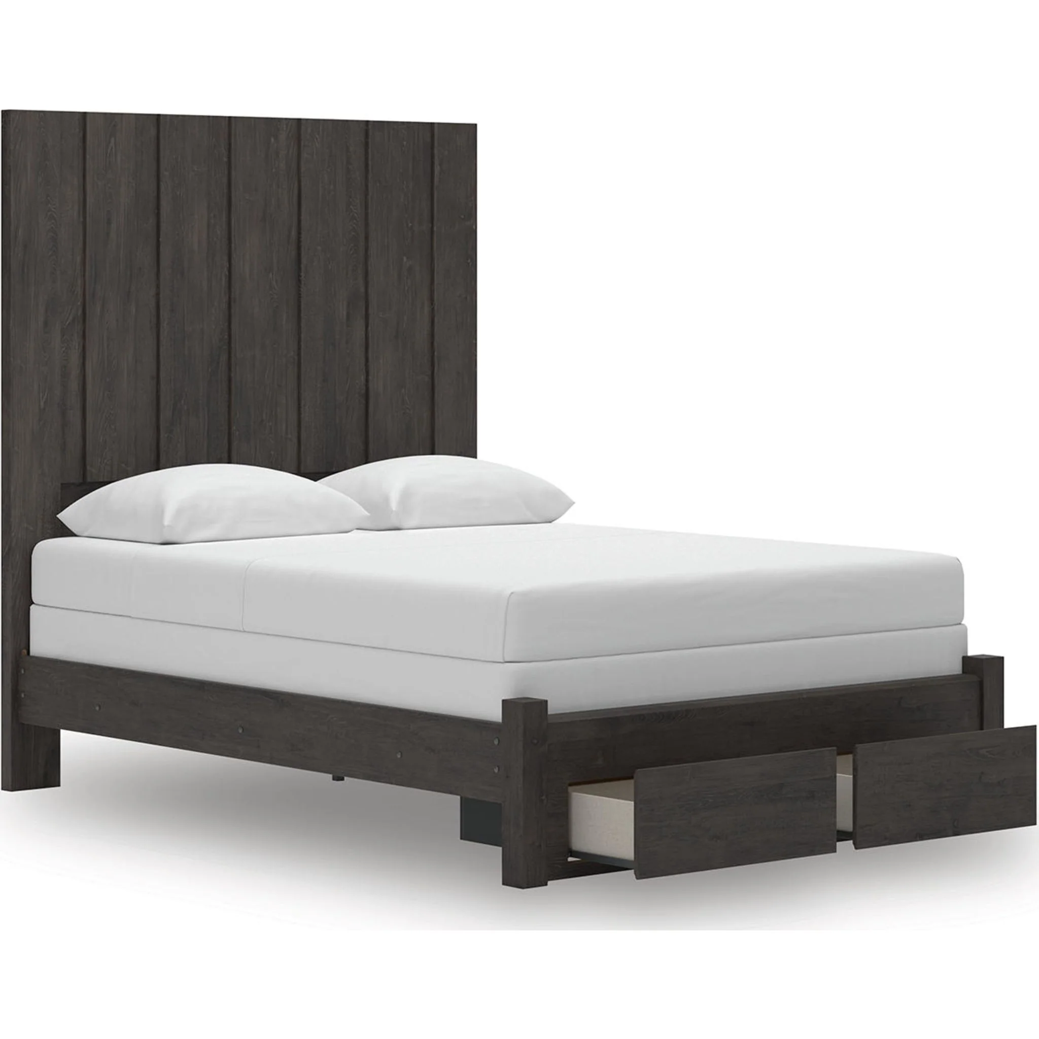Fraluna 6 Piece Queen Storage Bedroom - Charcoal - Image 12