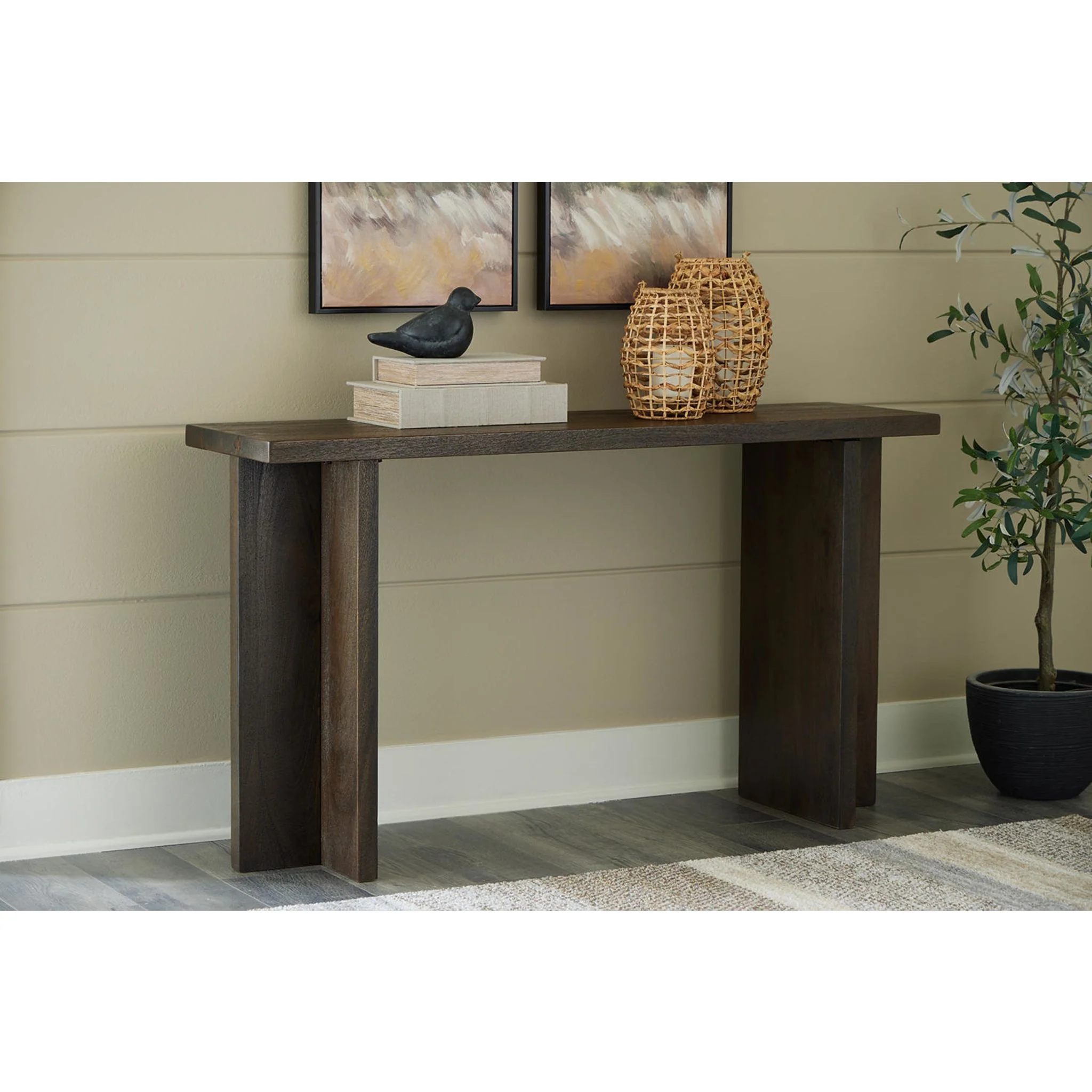 Jalenry Console Table - Grayish Brown - Image 2