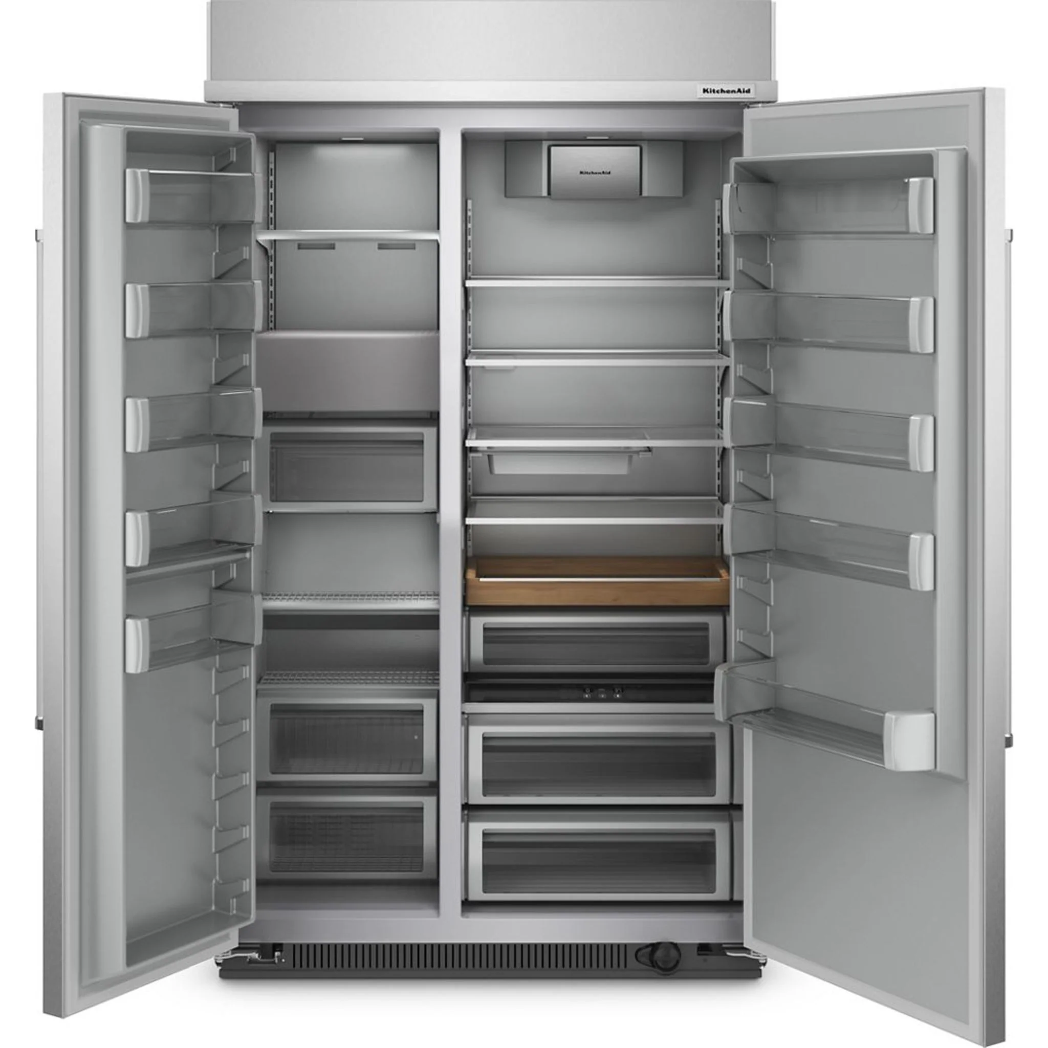 KitchenAid 30 cu.ft. 48"" Built-In Side-by-Side Refrigerator with Panel-Ready Doors - Panel Ready (KBSN708MPA) - Image 19