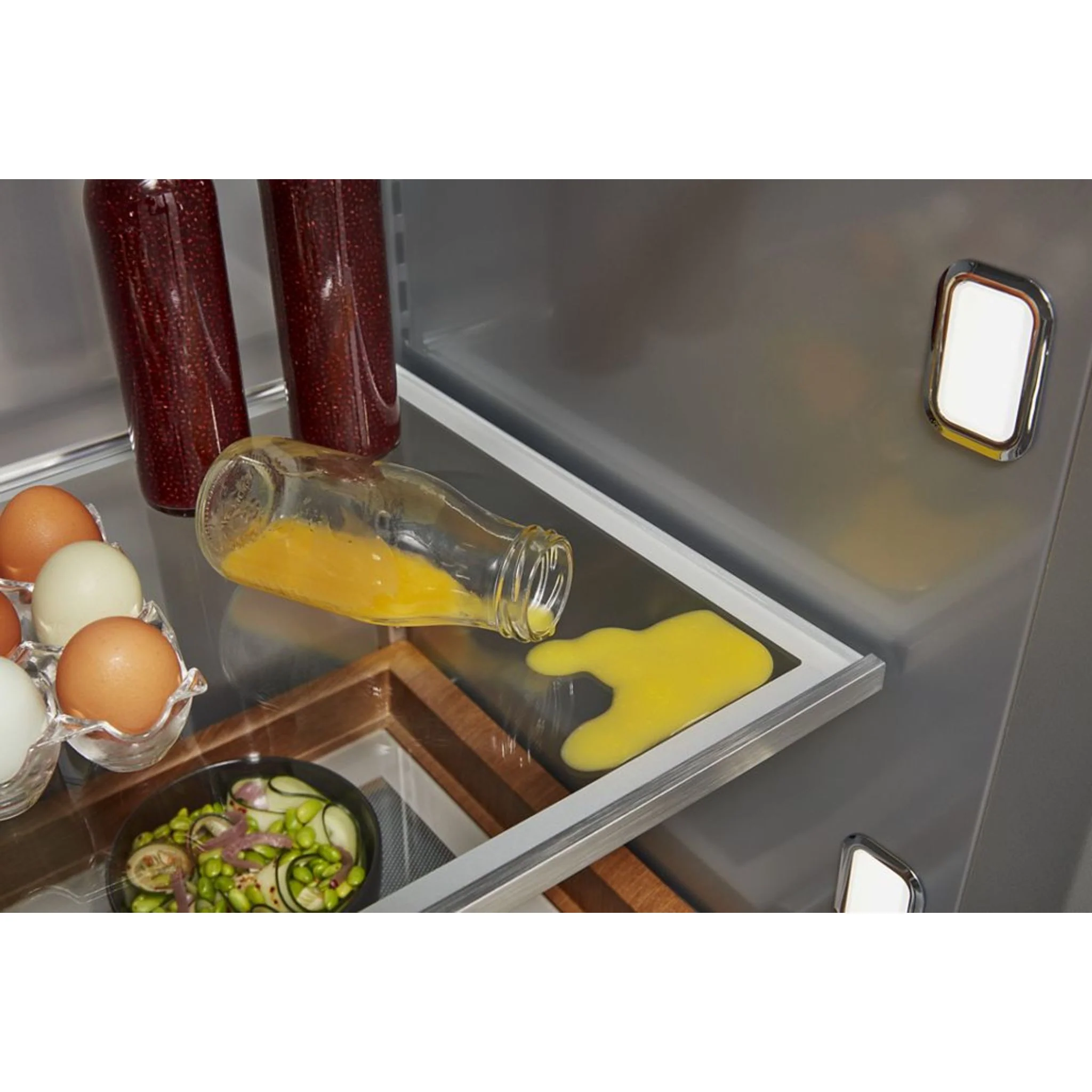 KitchenAid 30 cu.ft. 48"" Built-In Side-by-Side Refrigerator with Panel-Ready Doors - Panel Ready (KBSN708MPA) - Image 29