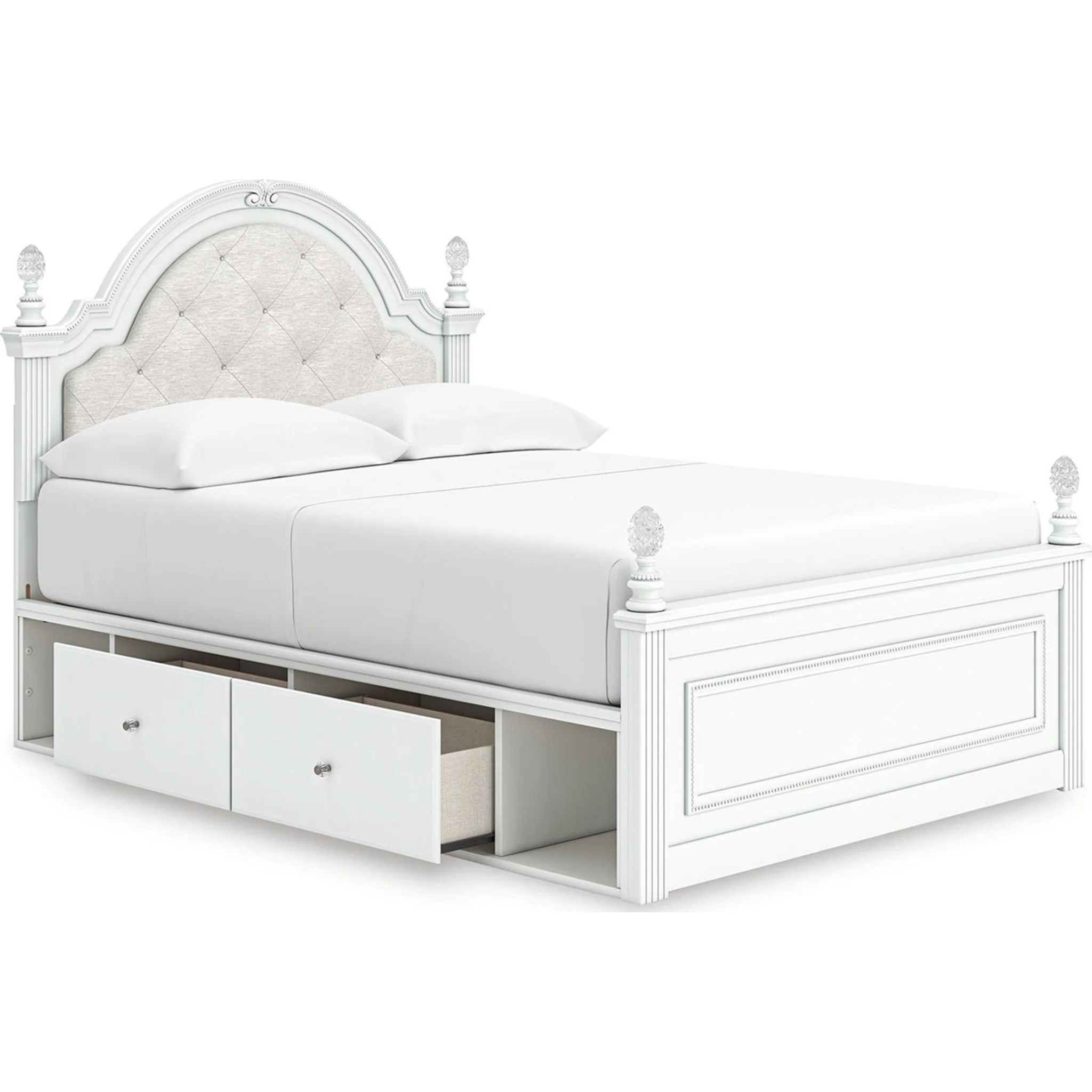 Kozlani Full Storage Bed - White - Image 5