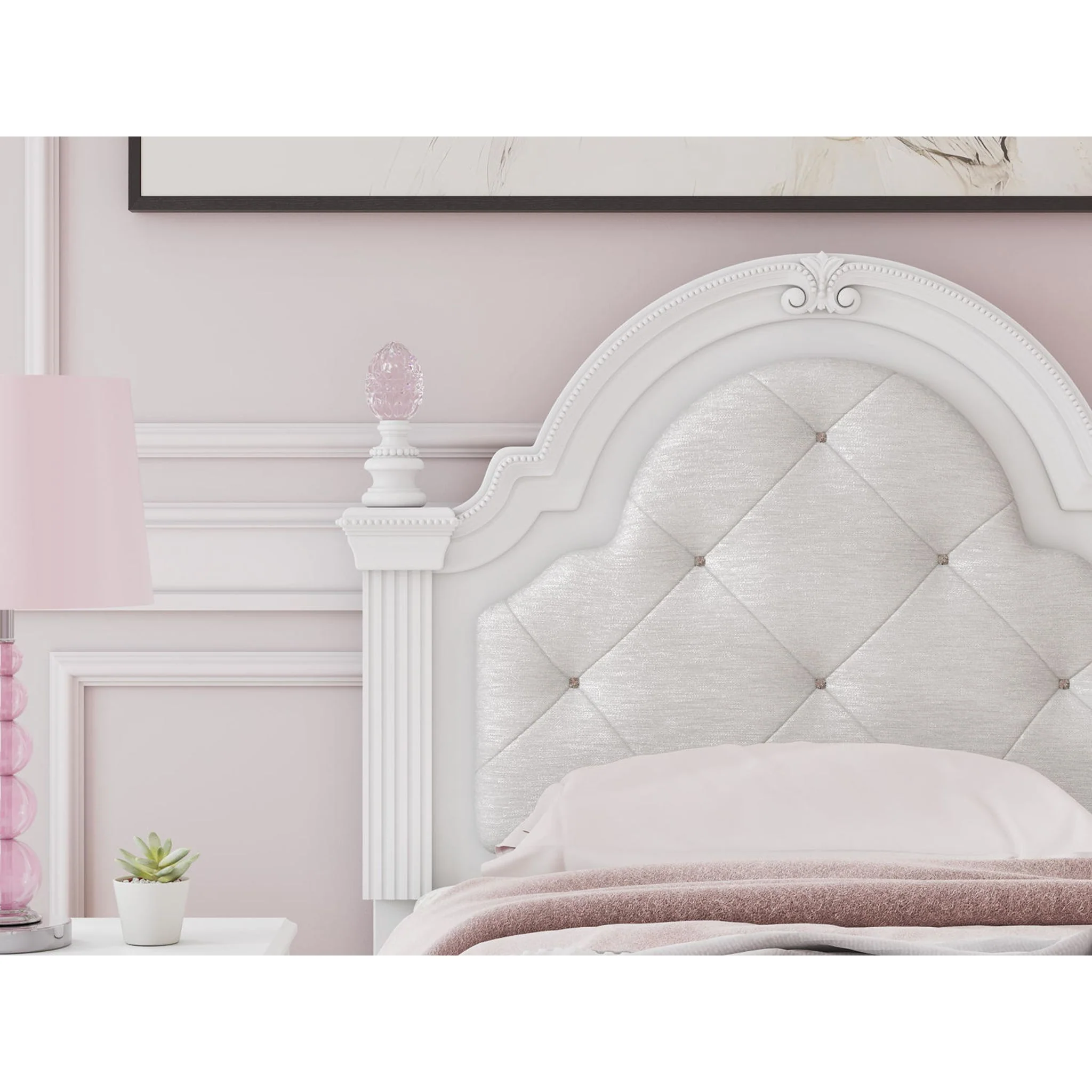 Kozlani Twin Panel Headboard - White - Image 7