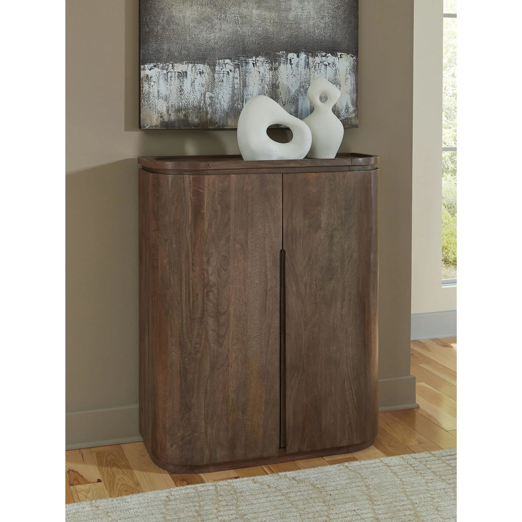 Landermont Bar Unit - Medium Brown - Image 2