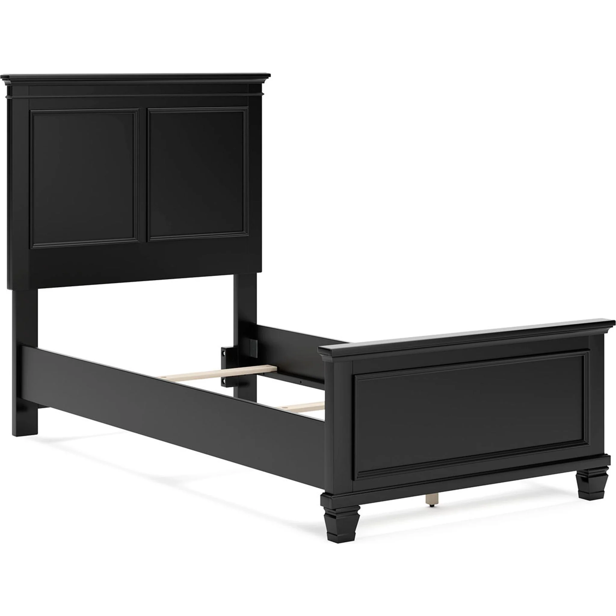 Lanolee Panel Bed - Black - Image 3