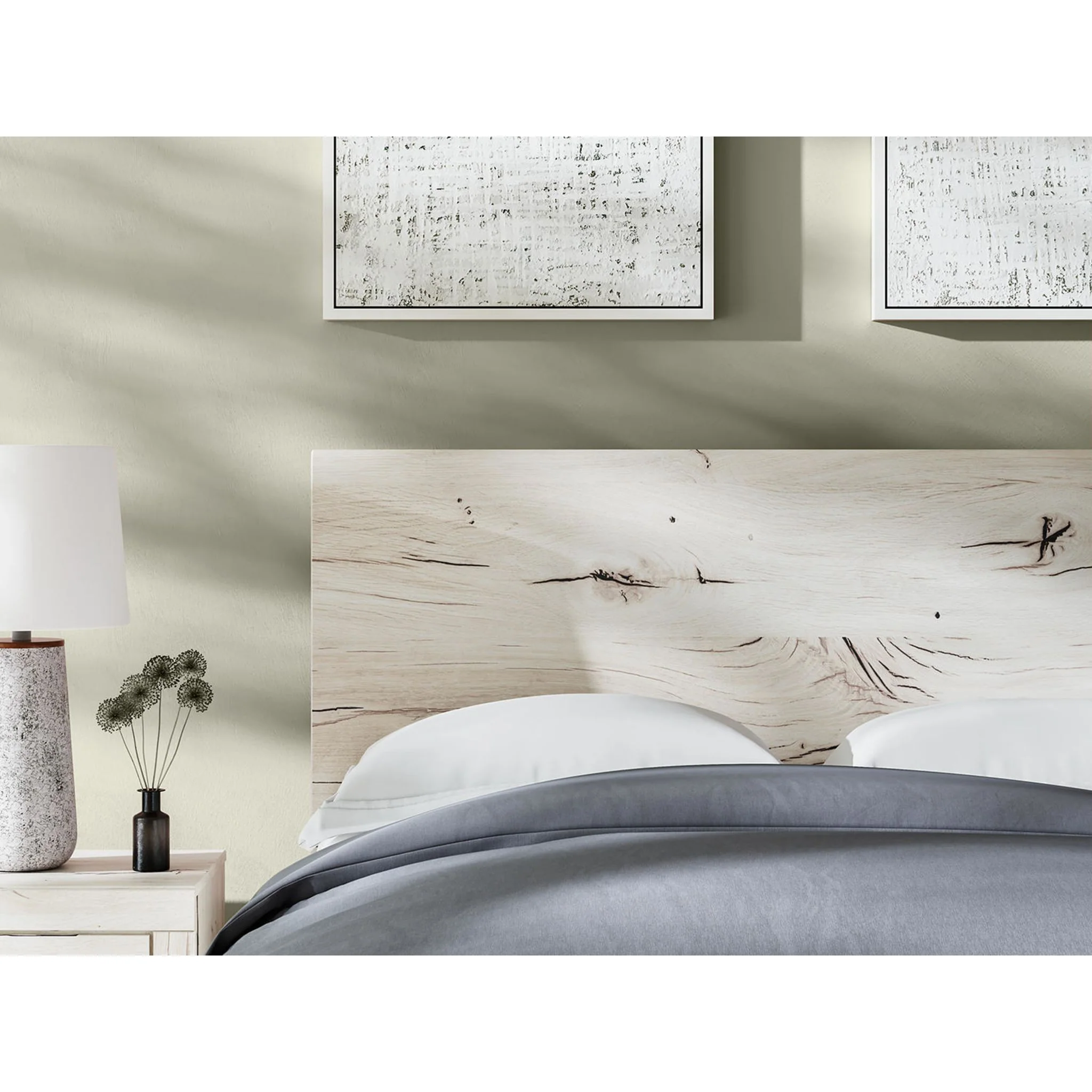 Lawroy Panel Bed - Light Natural - Image 6
