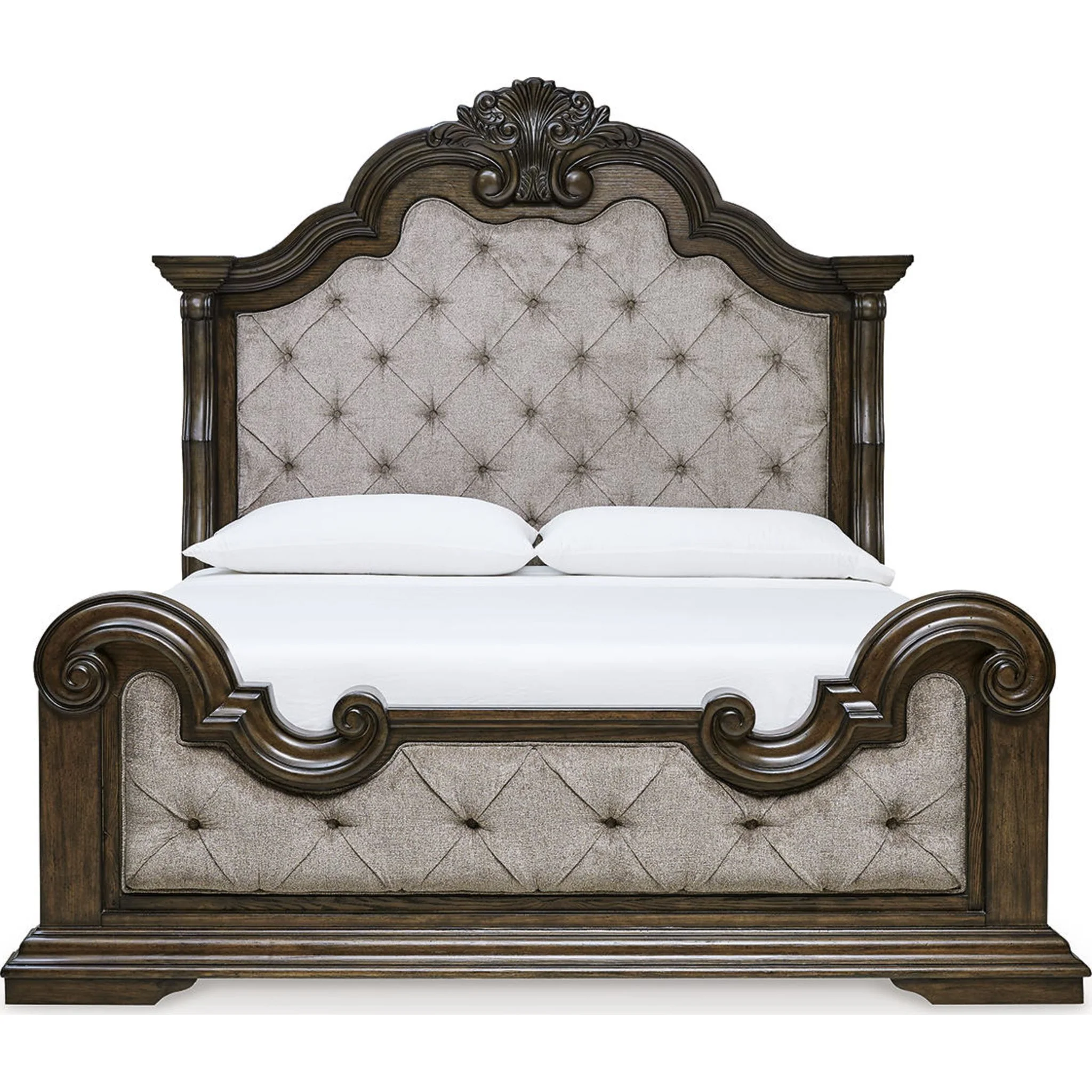Maylee Panel Bed - Dark Brown - Image 8
