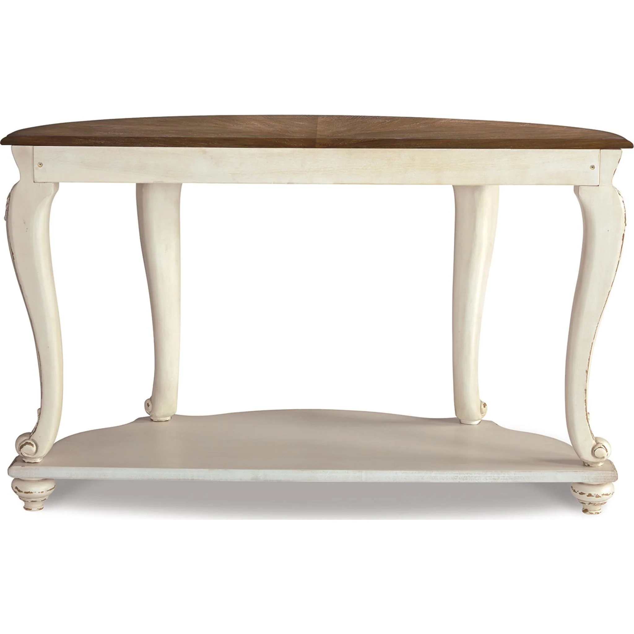 Meinertz Sofa Table - White/Brown - Image 19