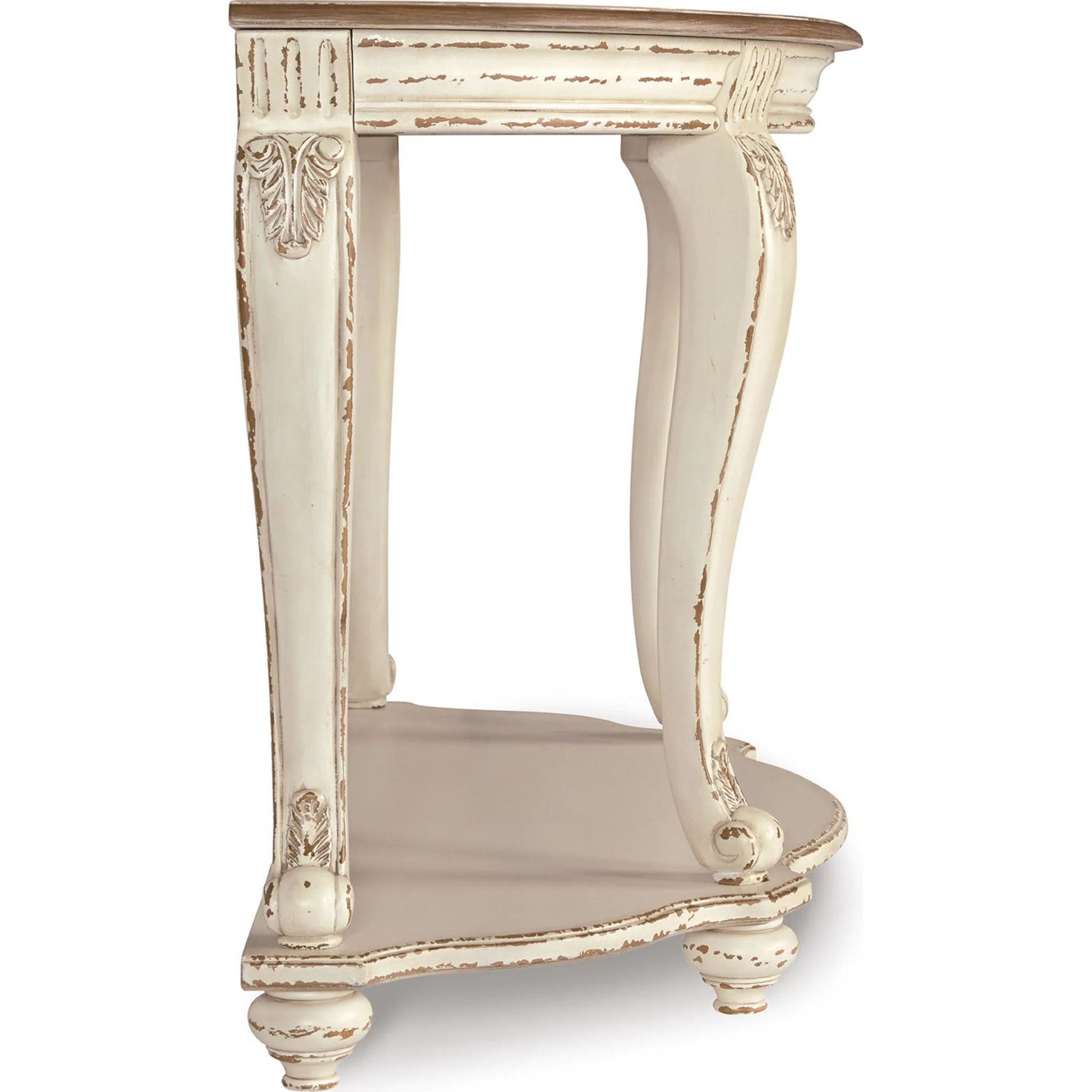 Meinertz Sofa Table - White/Brown - Image 23