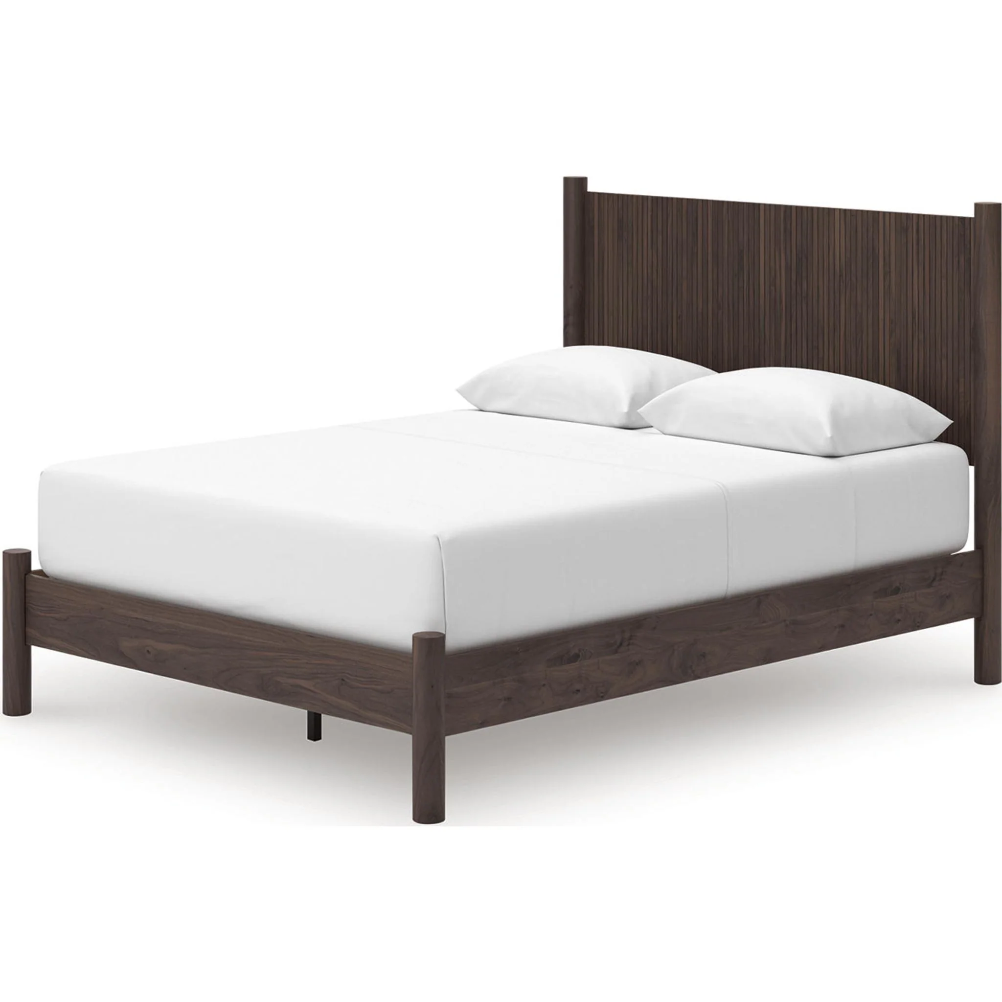 Pamytta Queen Platform Bed - Brown - Image 3