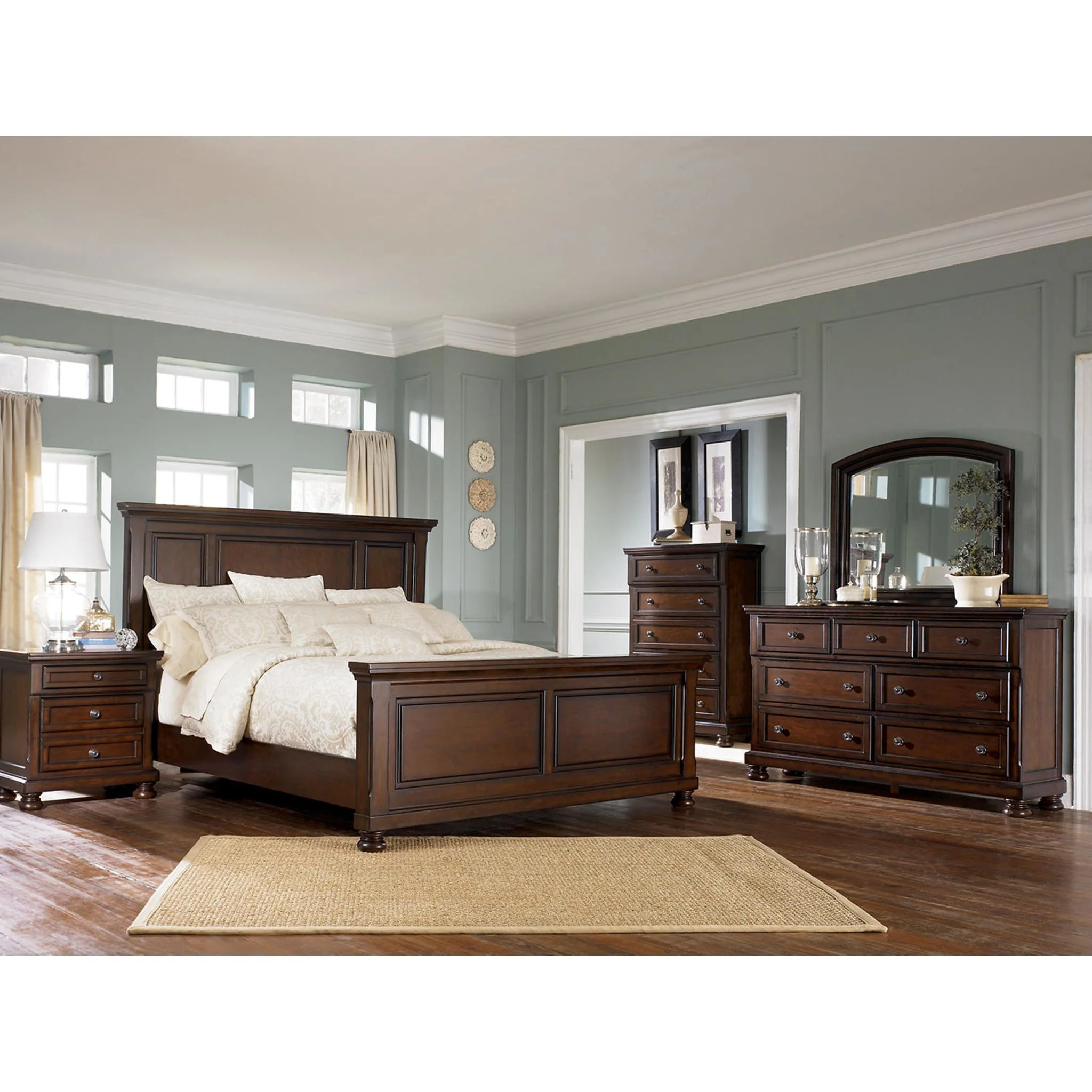 Porter Queen Panel Bed - Rustic Brown - Image 10