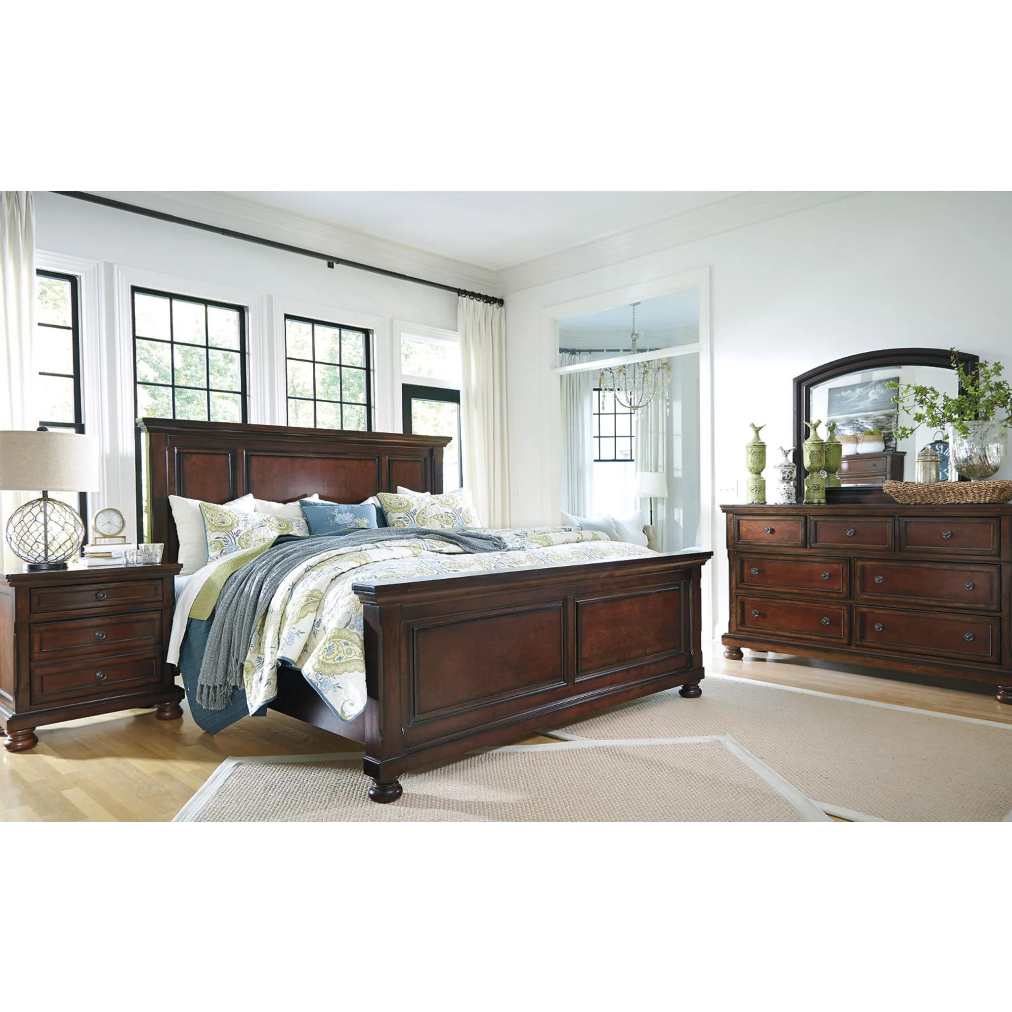 Porter Queen Panel Bed - Rustic Brown - Image 11