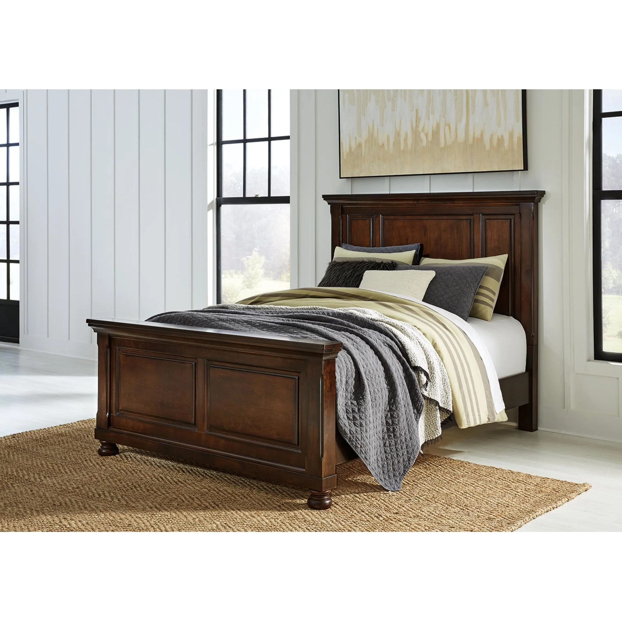 Porter Queen Panel Bed - Rustic Brown - Image 18