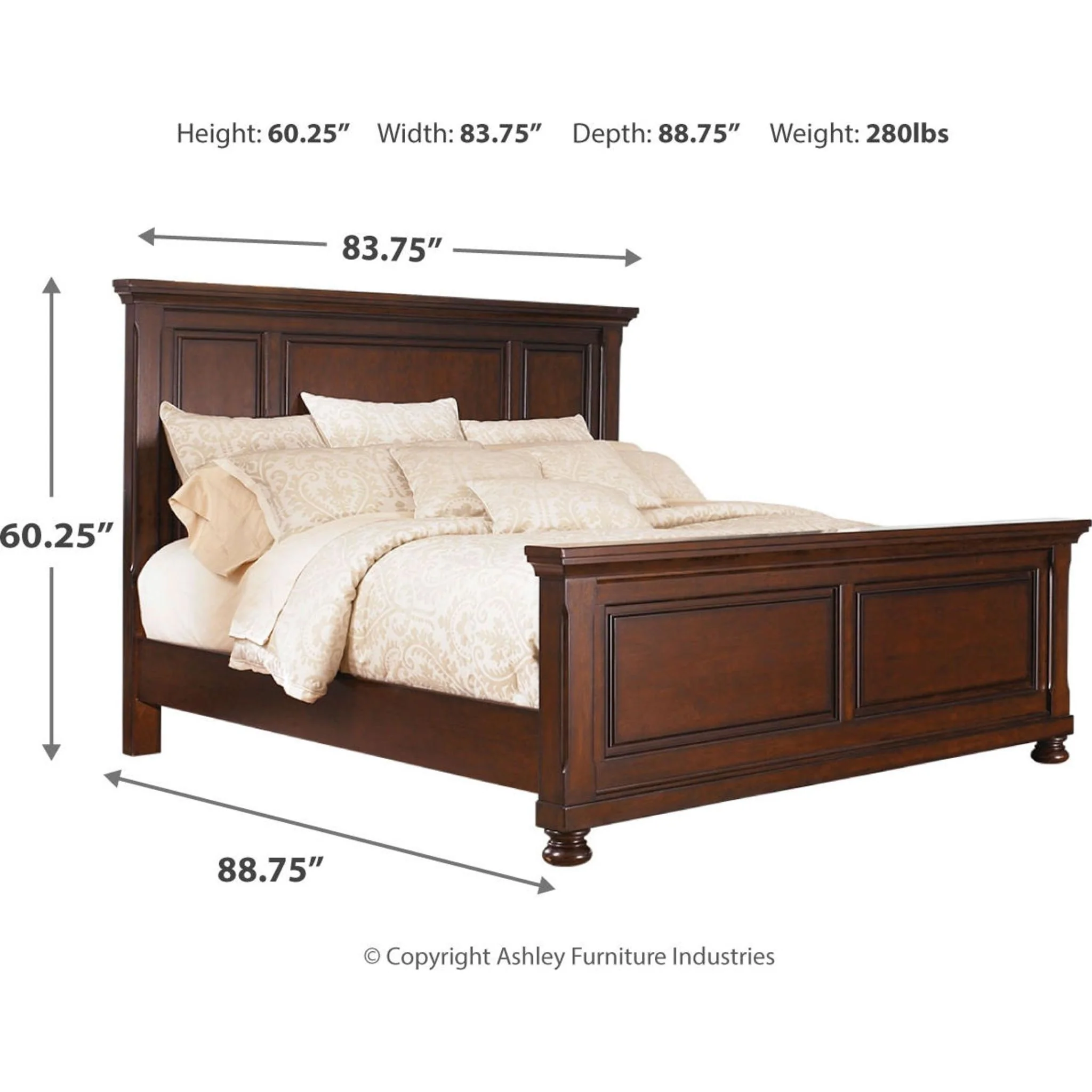 Porter Queen Panel Bed - Rustic Brown - Image 31