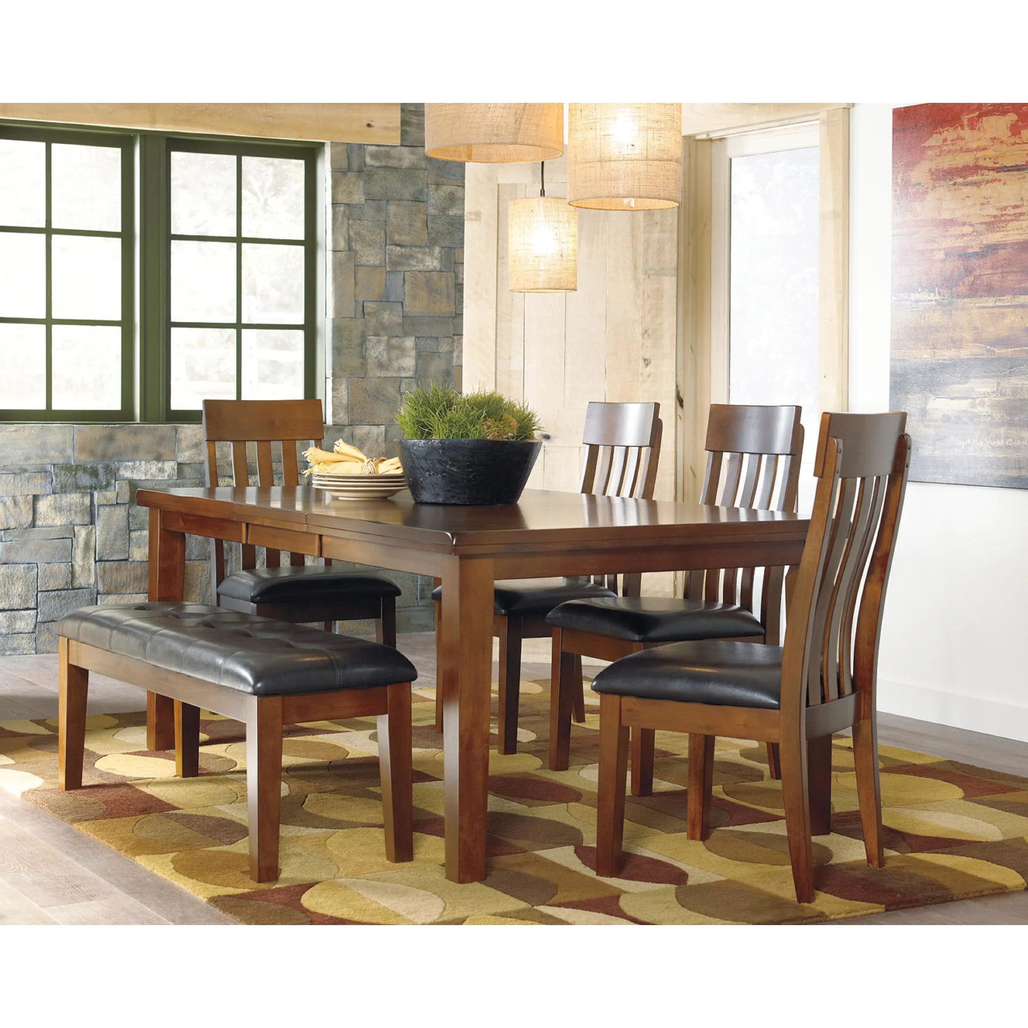 Ralene Dining Bench - Medium Brown - (D594-00) - Image 9