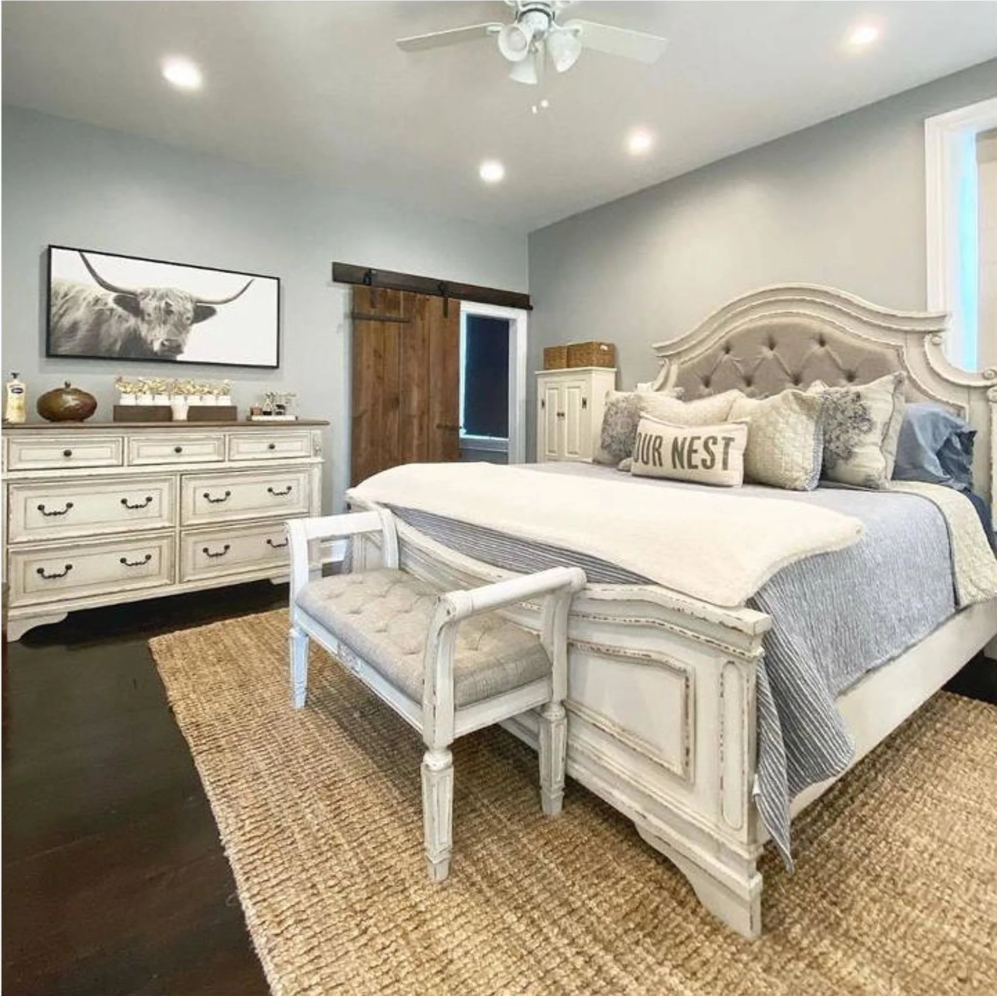 Realyn Panel Bed - White - Image 49