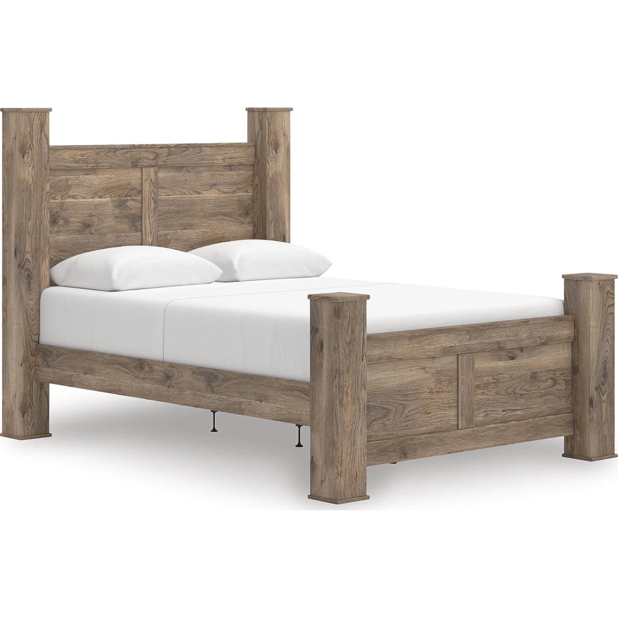 Rusticott Queen Poster Bed - Brown - Image 5