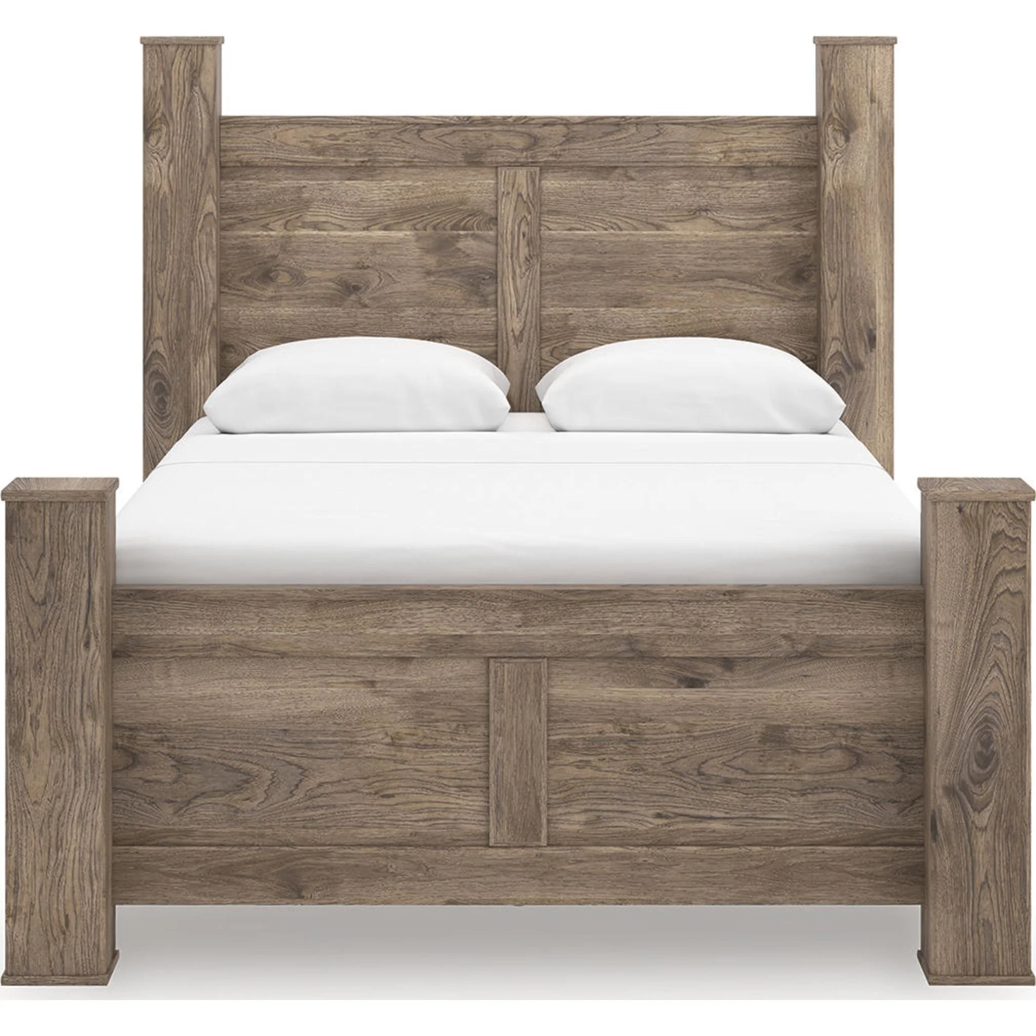 Rusticott Queen Poster Bed - Brown - Image 7