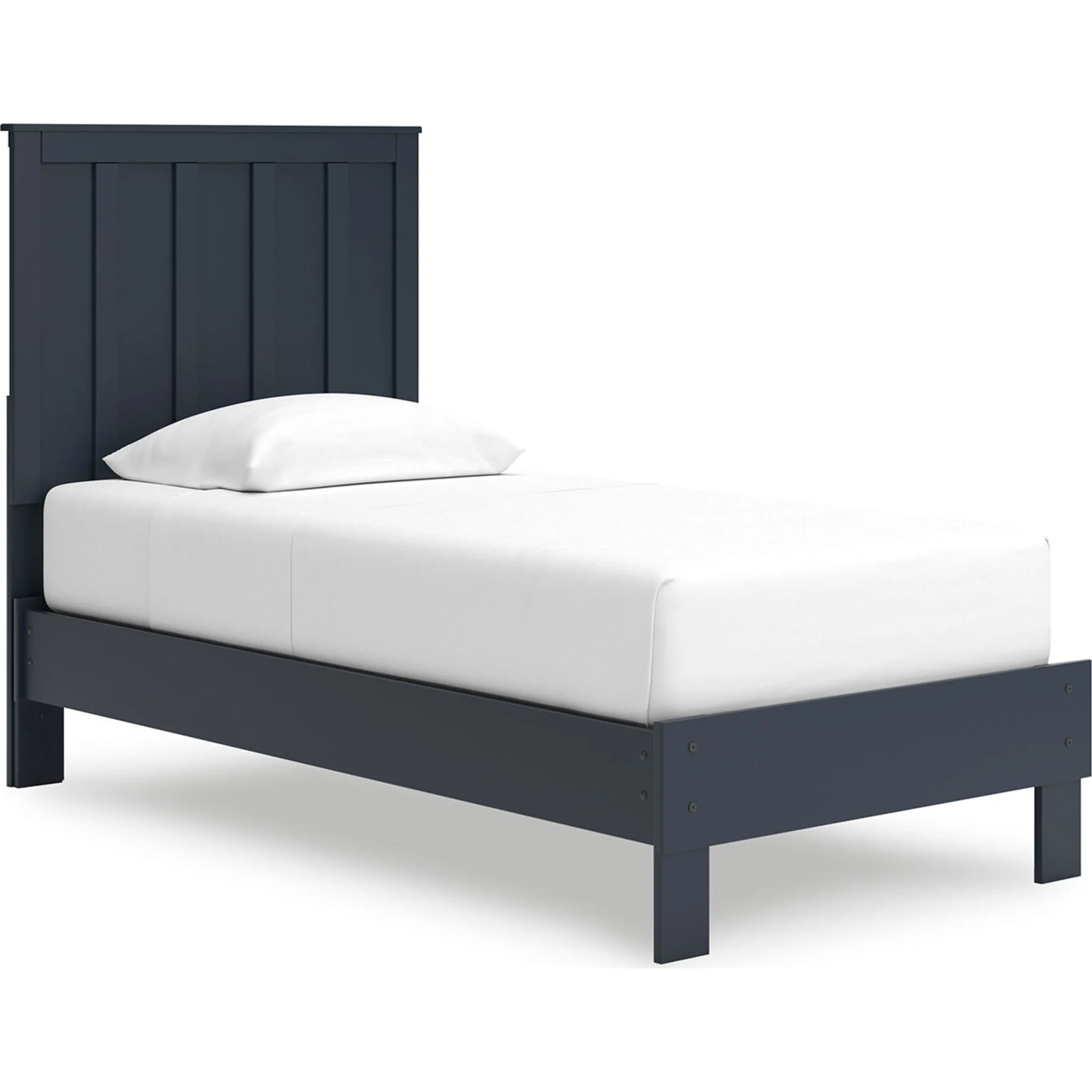 Simmenfort Platform Bed - Navy Blue