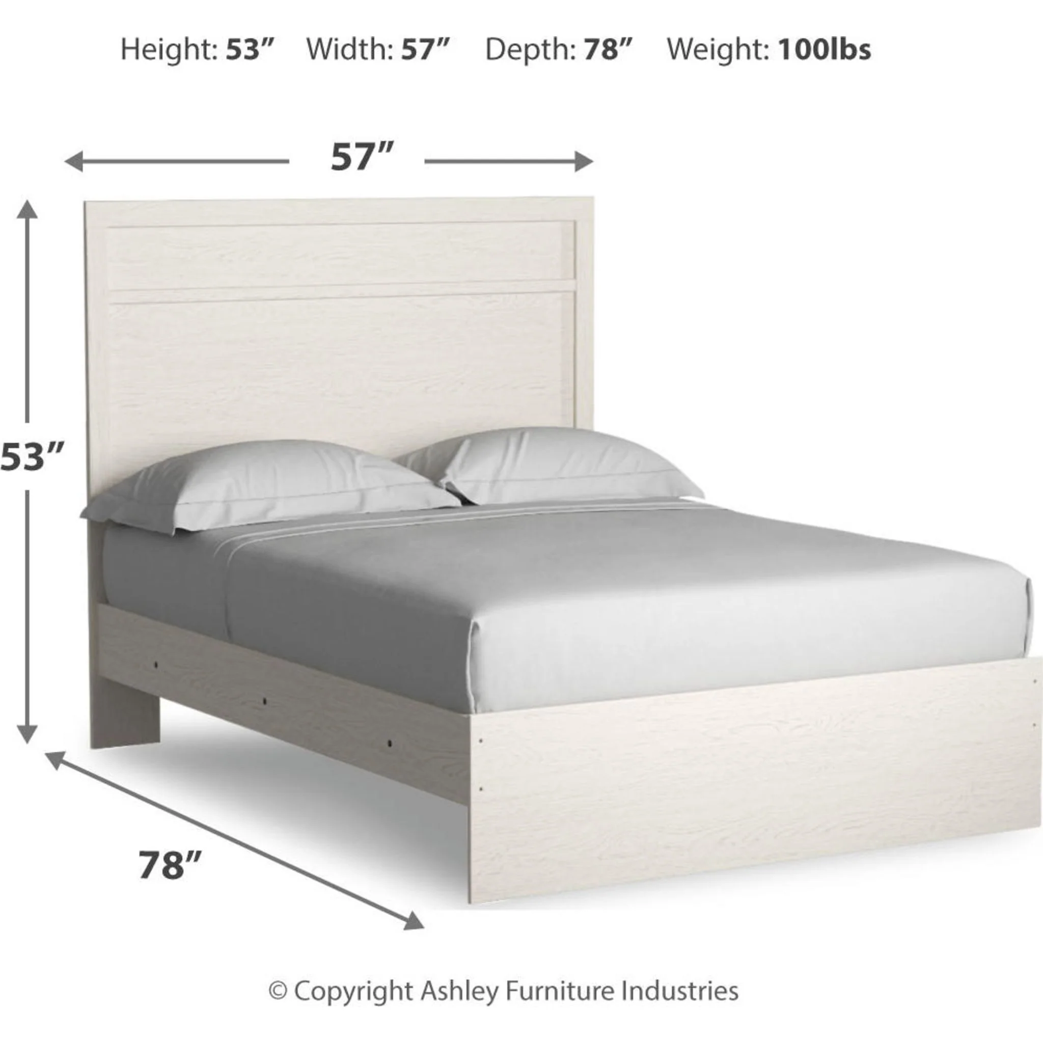 Stelsie Panel Bed - White - Image 36